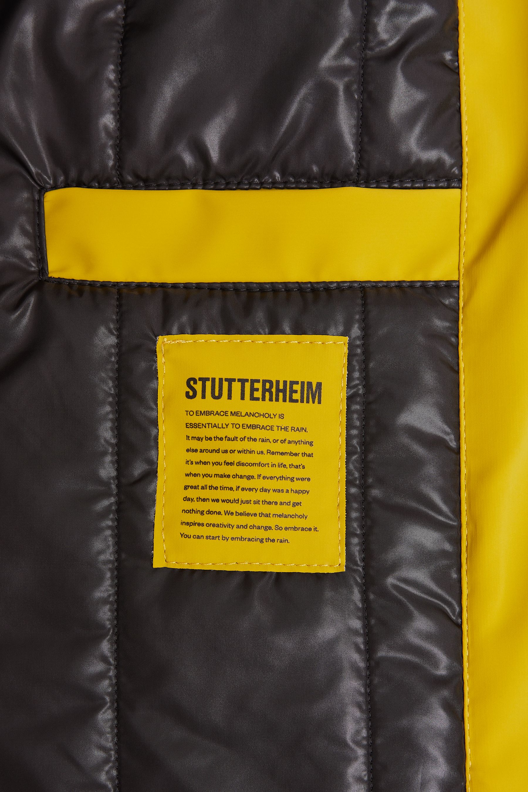 stutterheim stockholm winter matte jacket gold men jackets winter-coats