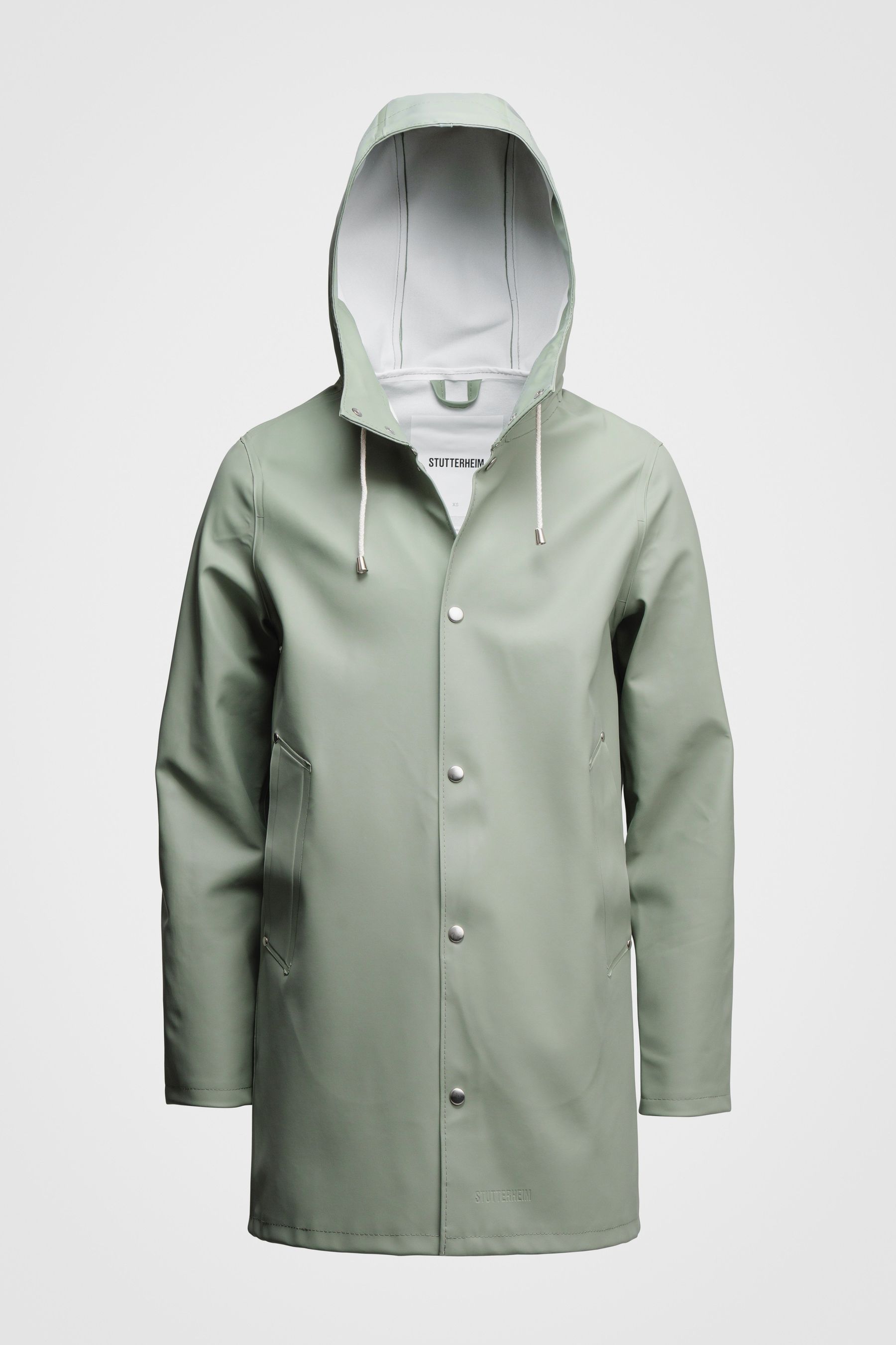 stutterheim stockholm raincoat khaki green women jackets