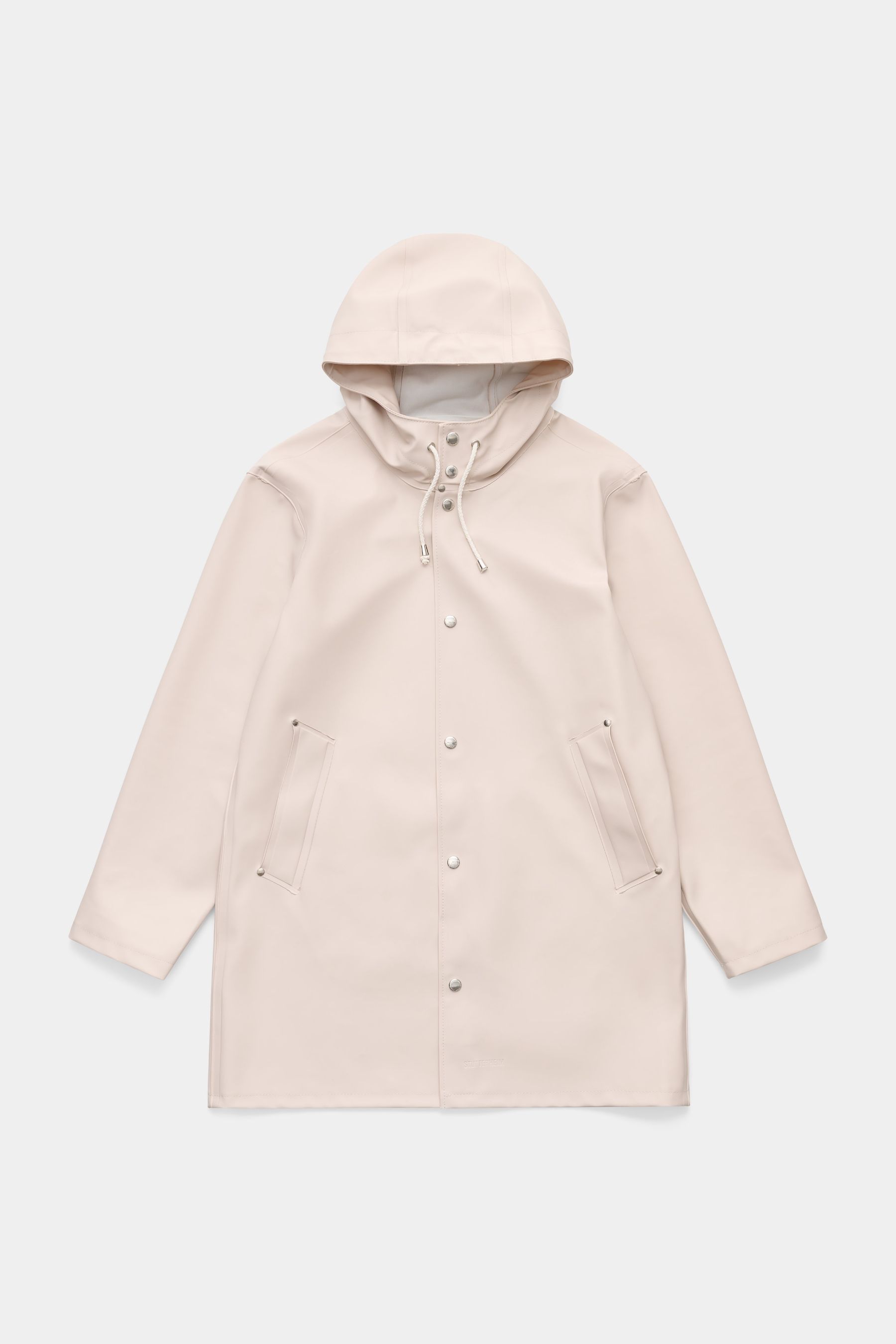 stutterheim stockholm raincoat light sand women jackets raincoats