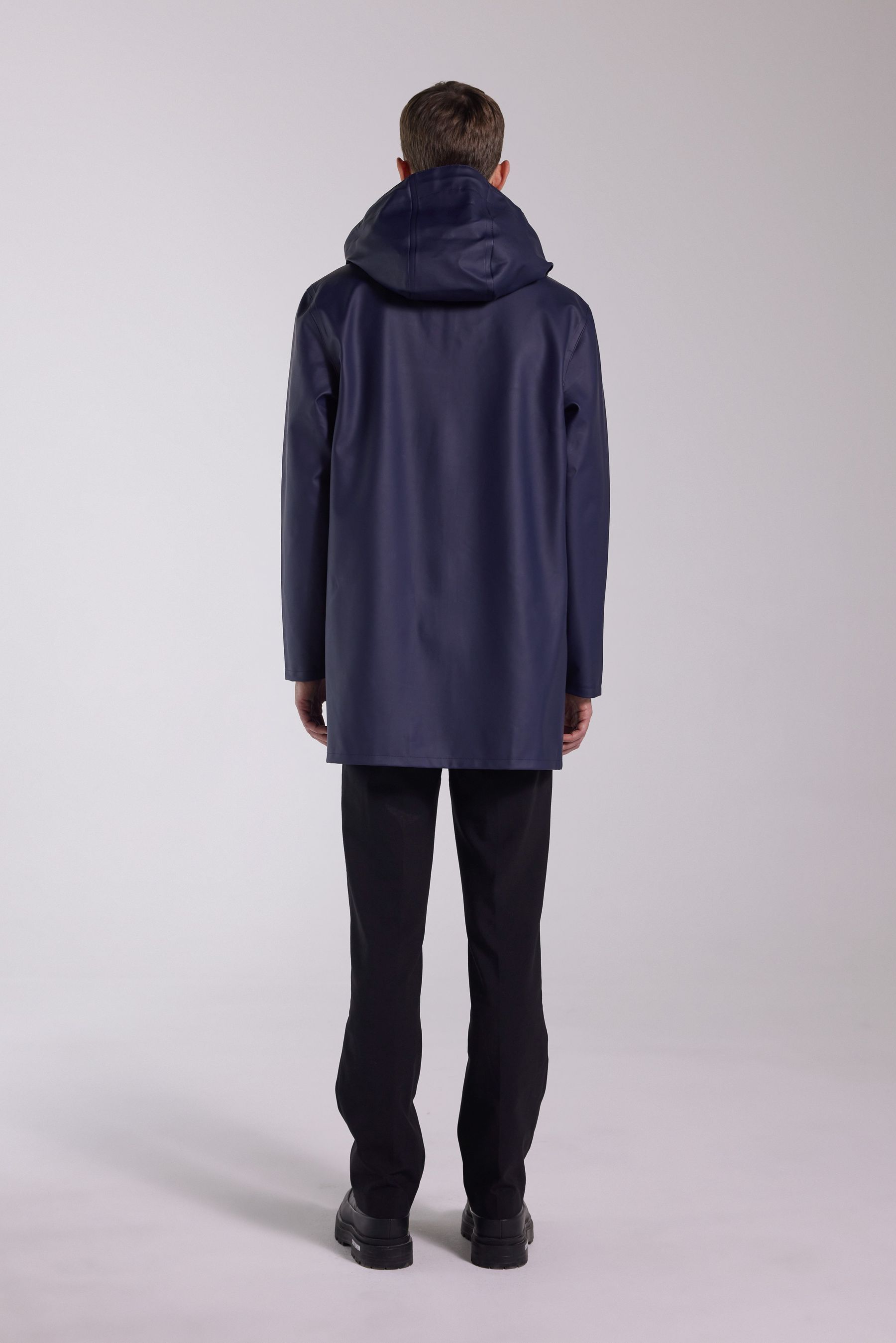 stutterheim stockholm raincoat navy women jackets raincoats