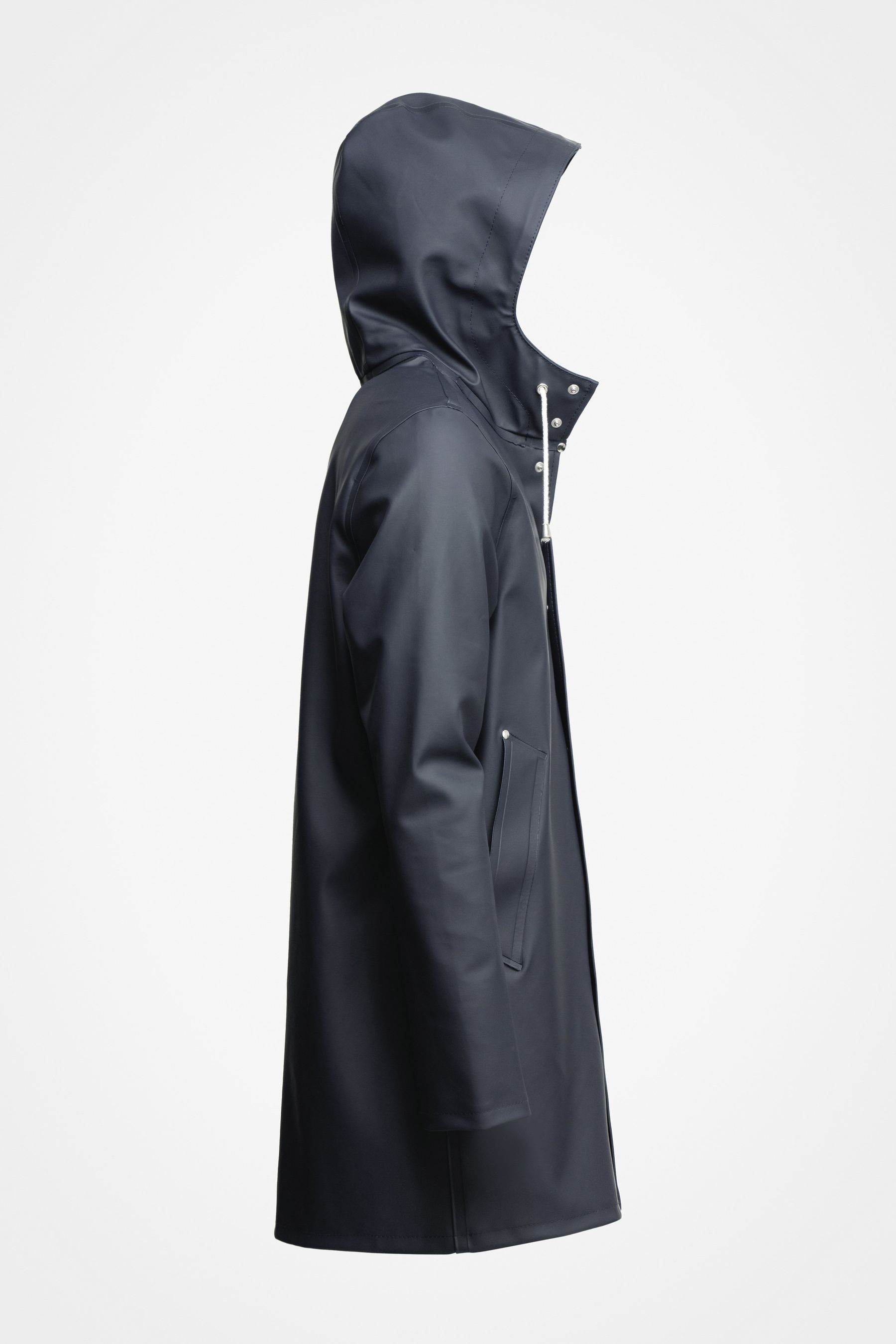 stutterheim stockholm raincoat navy women jackets raincoats