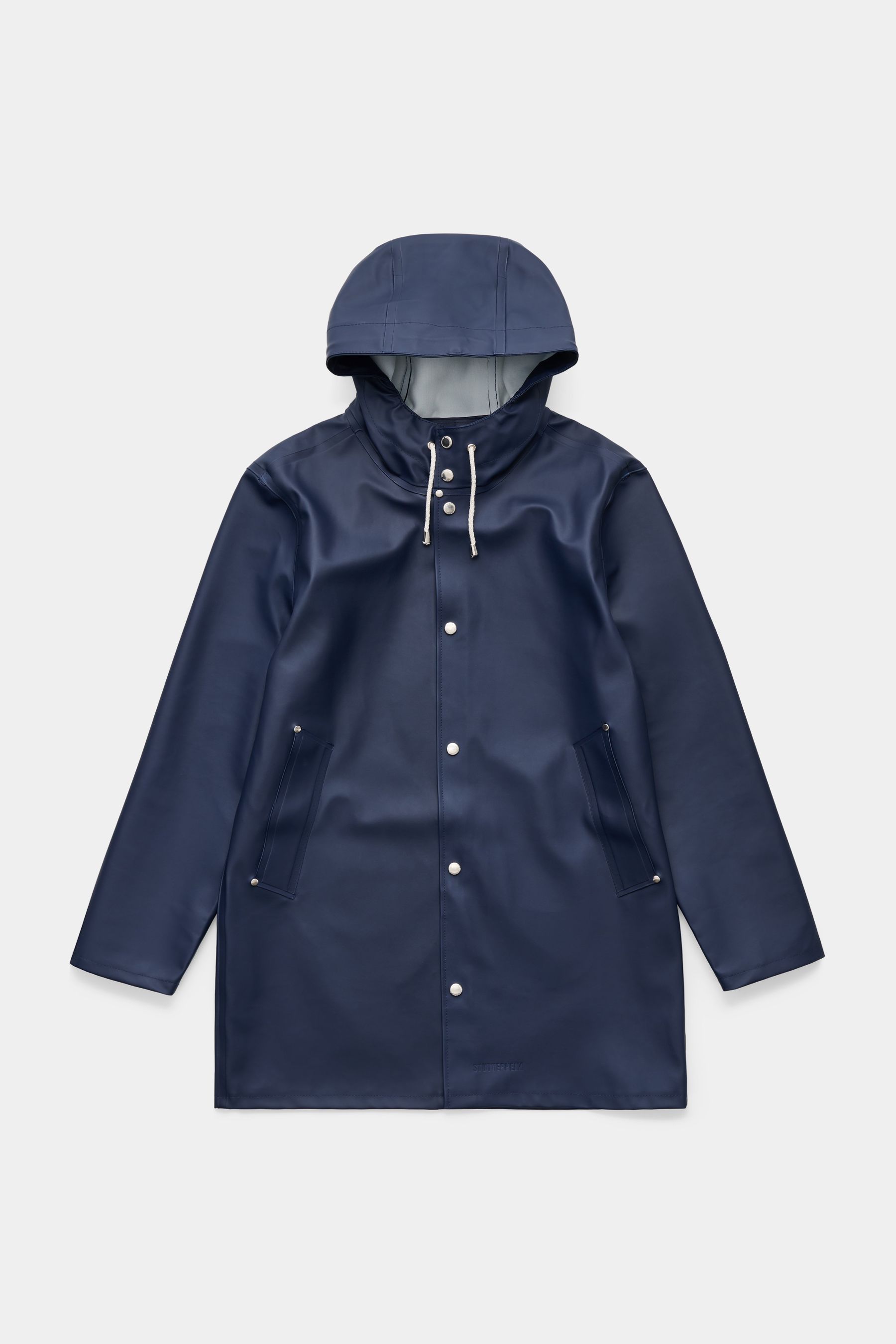 stutterheim stockholm raincoat navy women jackets raincoats