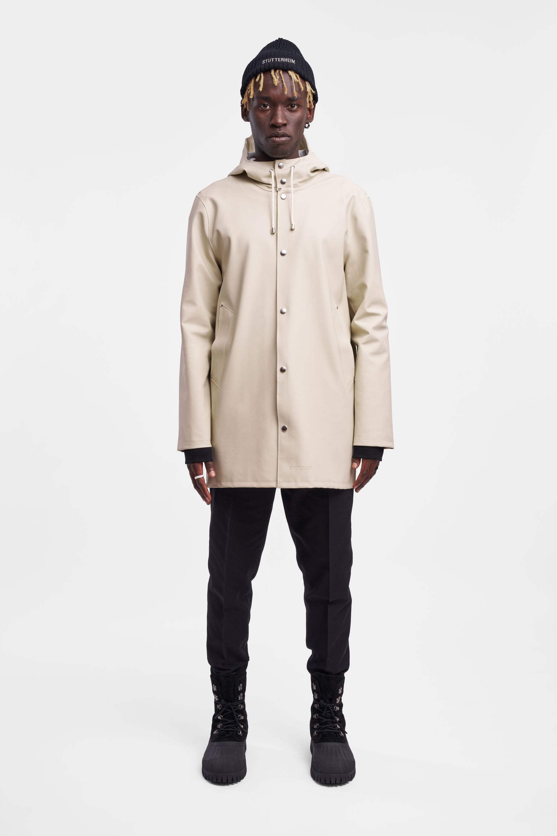 stutterheim stockholm raincoat oyster women jackets raincoats