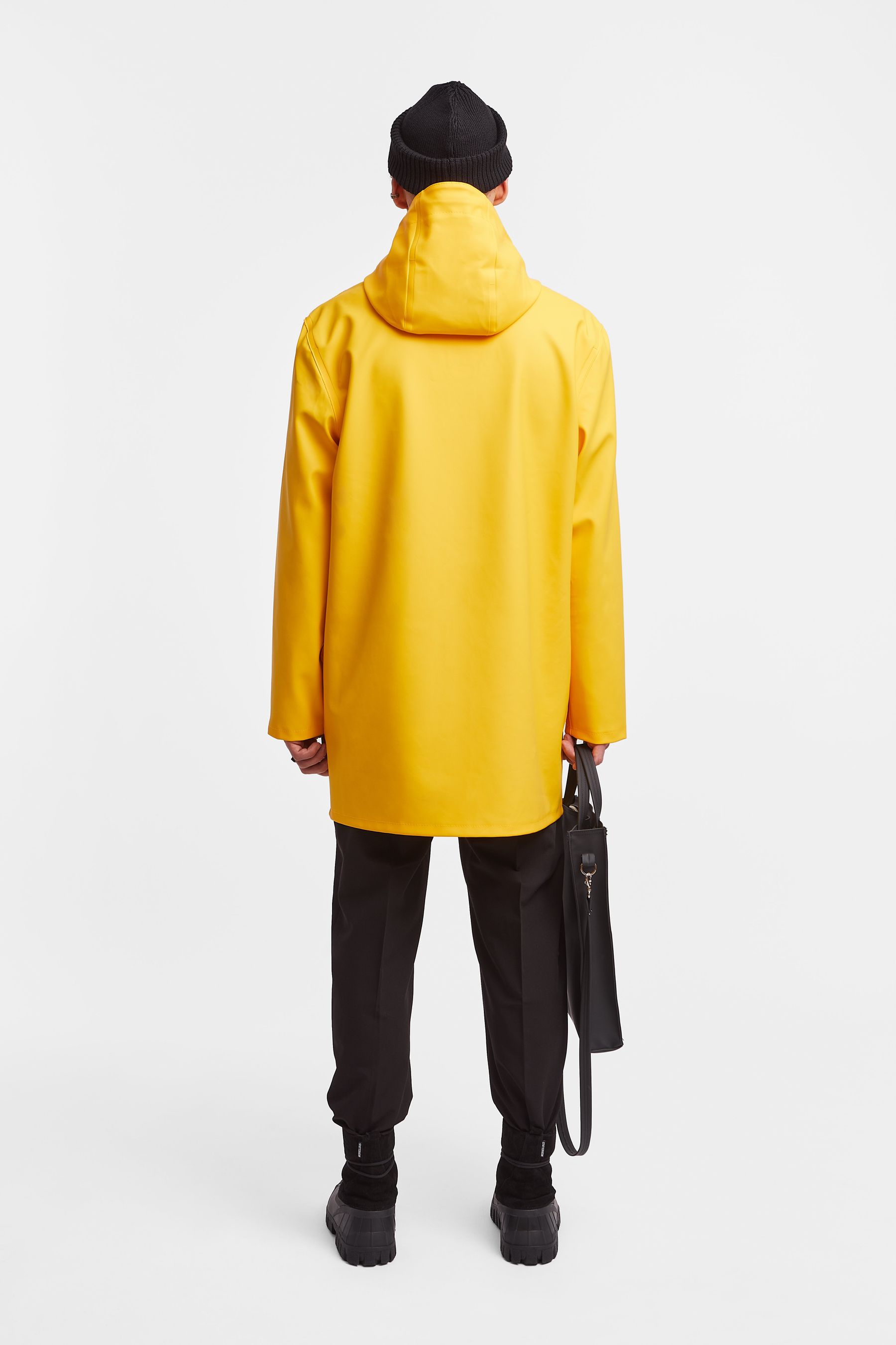 stutterheim stockholm raincoat yellow women jackets raincoats