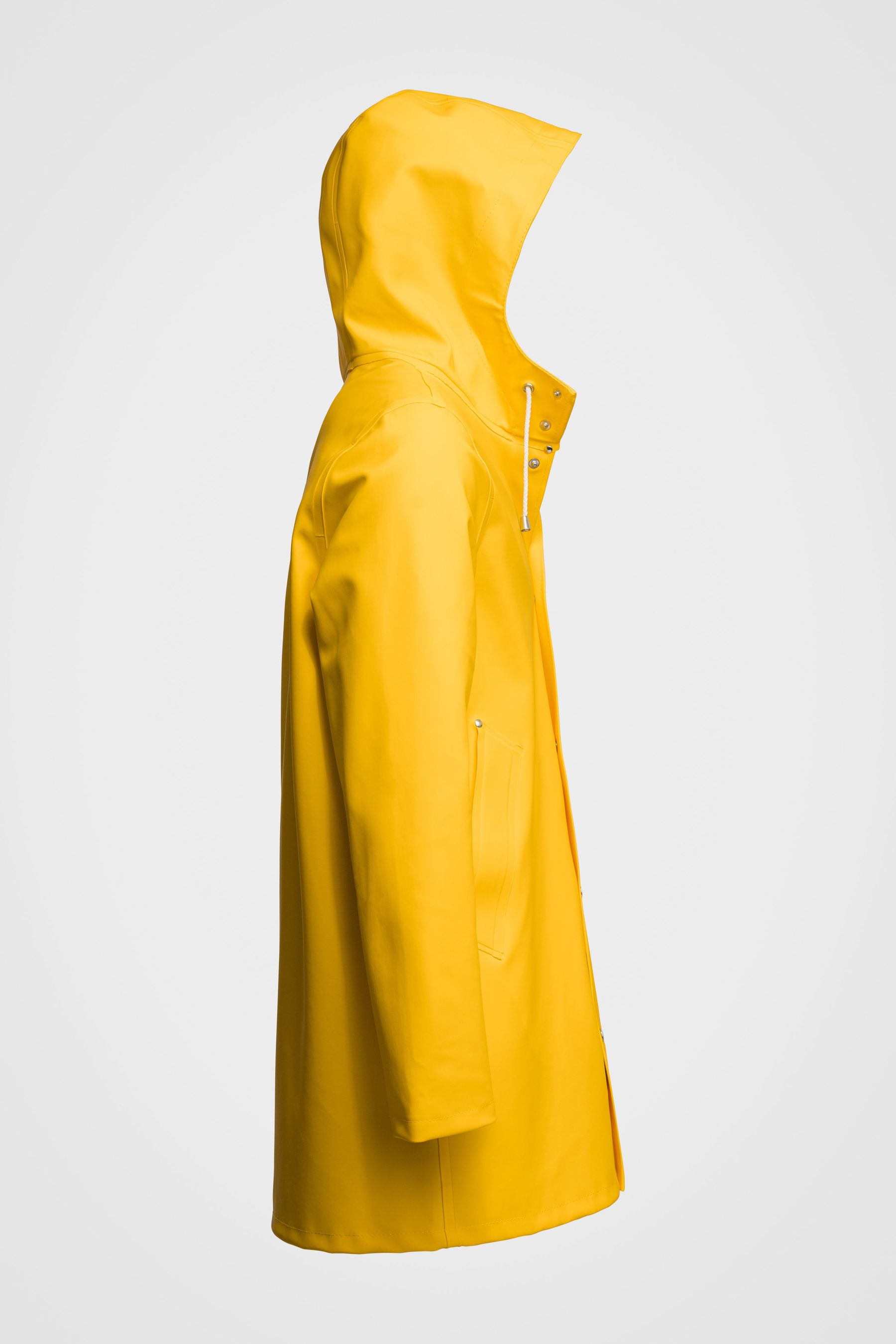 stutterheim stockholm raincoat yellow women jackets raincoats