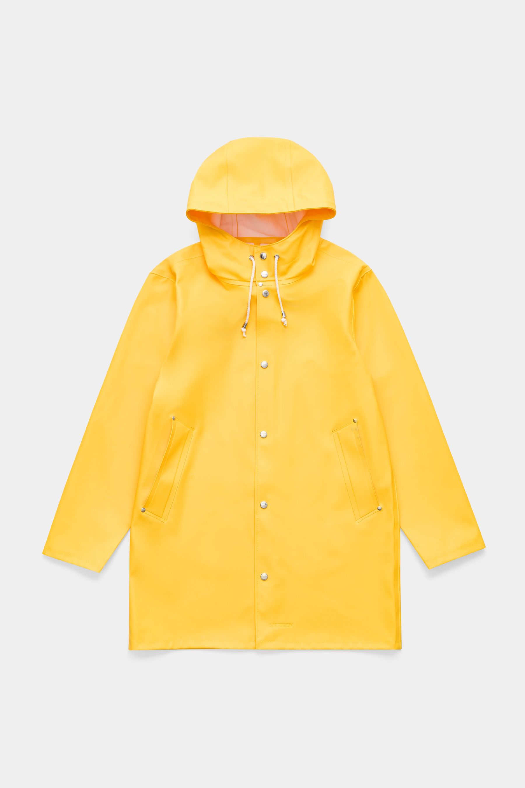 stutterheim stockholm raincoat yellow women jackets