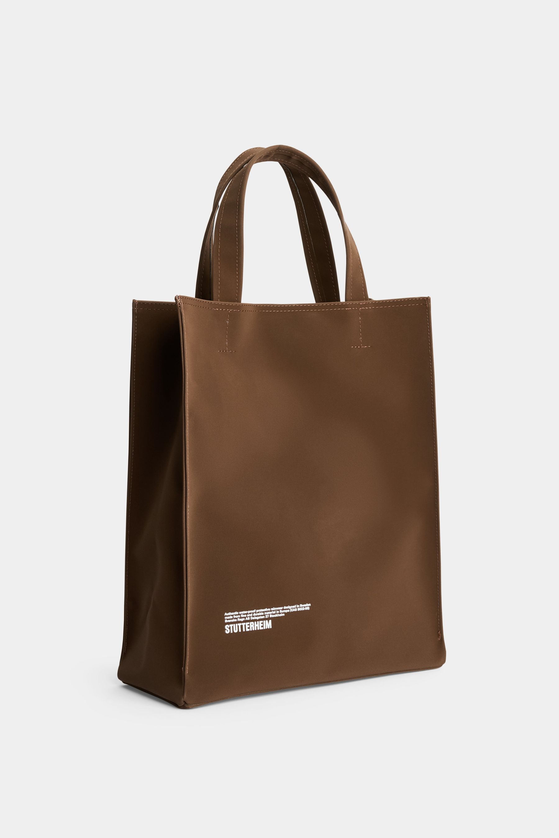 stutterheim stocksund bag matte dark brown accessories bags tote-bags