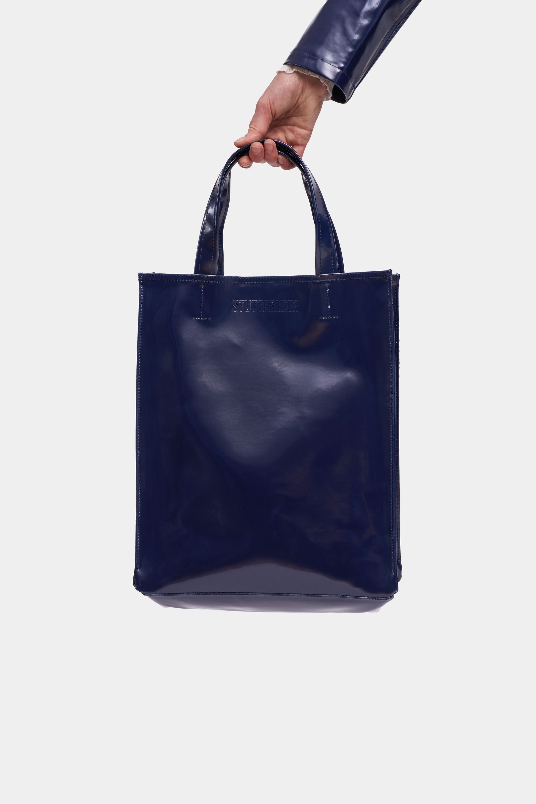 stutterheim stocksund bag opal navy accessories bags tote-bags