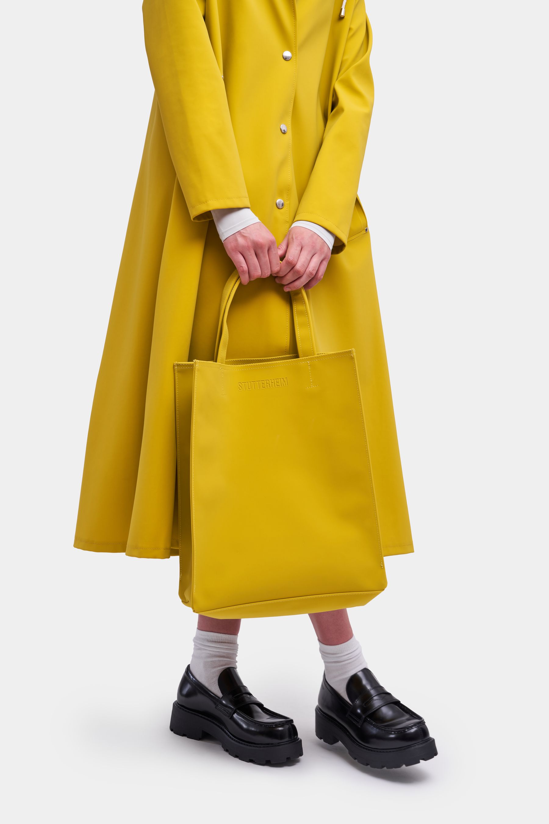 stutterheim stocksund matte bag gold accessories bags tote-bags