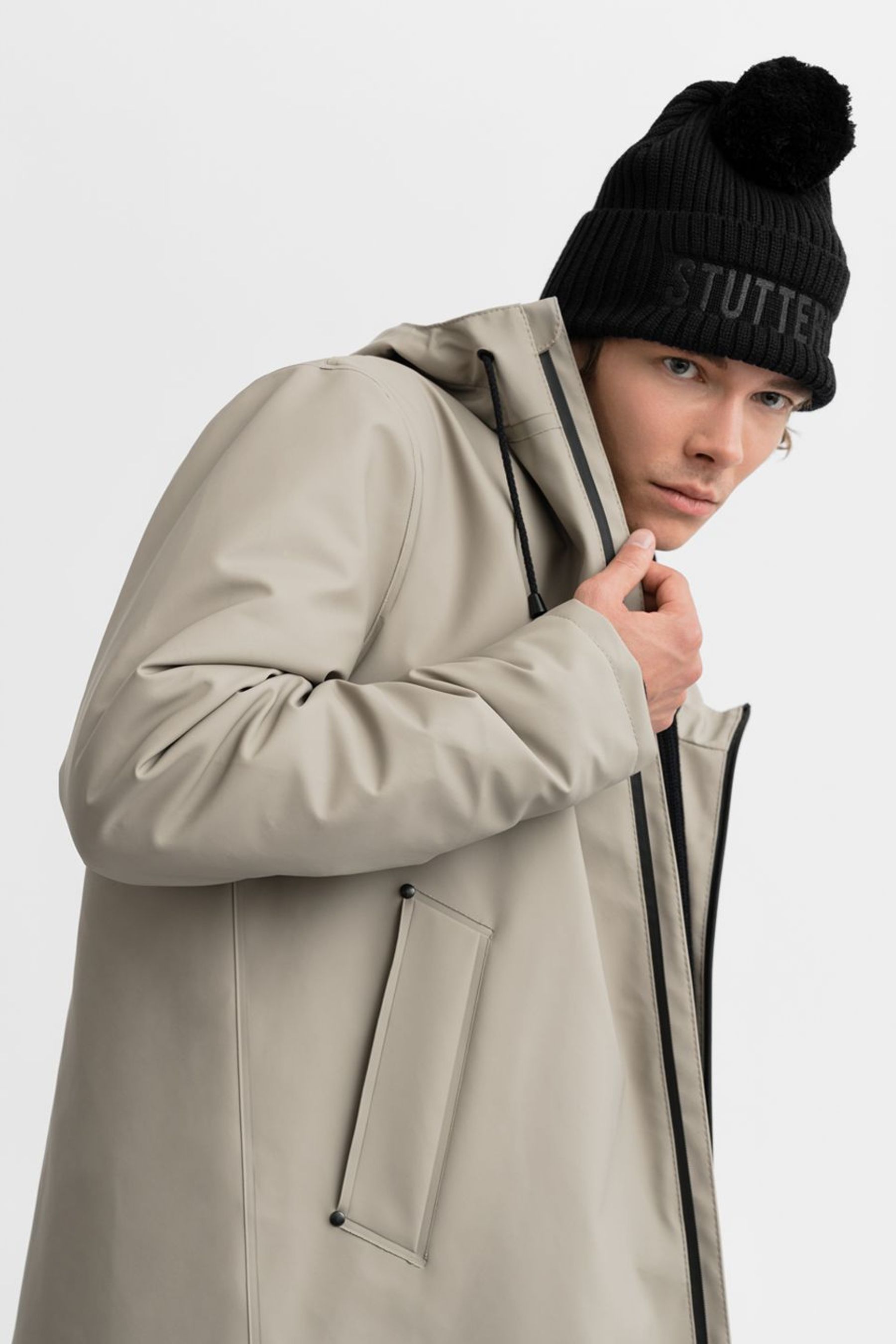 stutterheim april beanie black accessories hats-and-scarves beanies