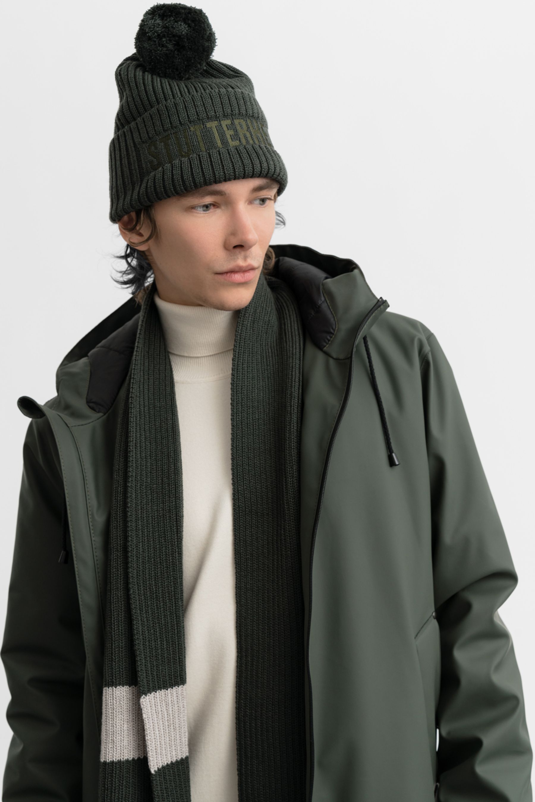 stutterheim april beanie green accessories hats-and-scarves beanies