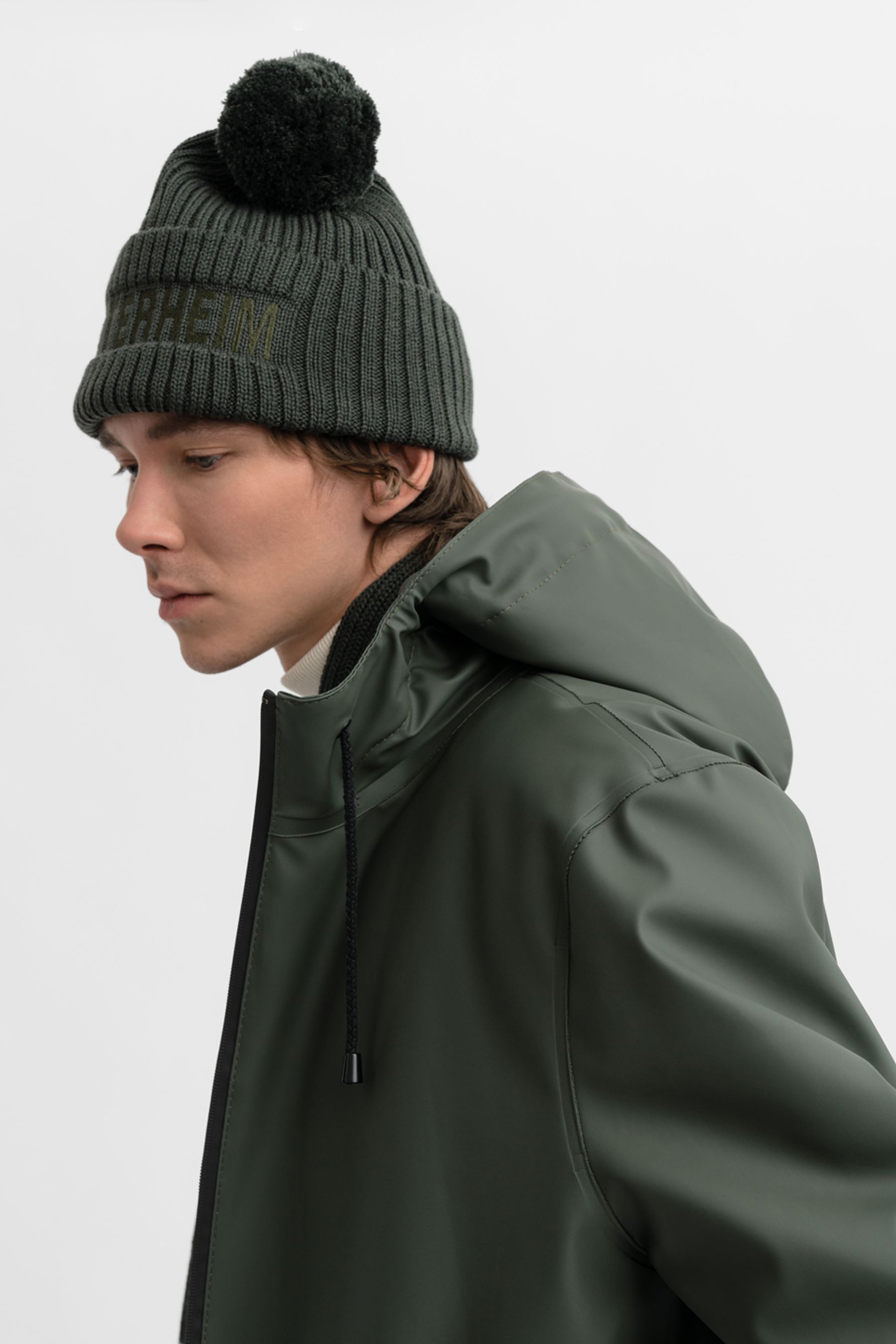 stutterheim april beanie green accessories hats-and-scarves beanies