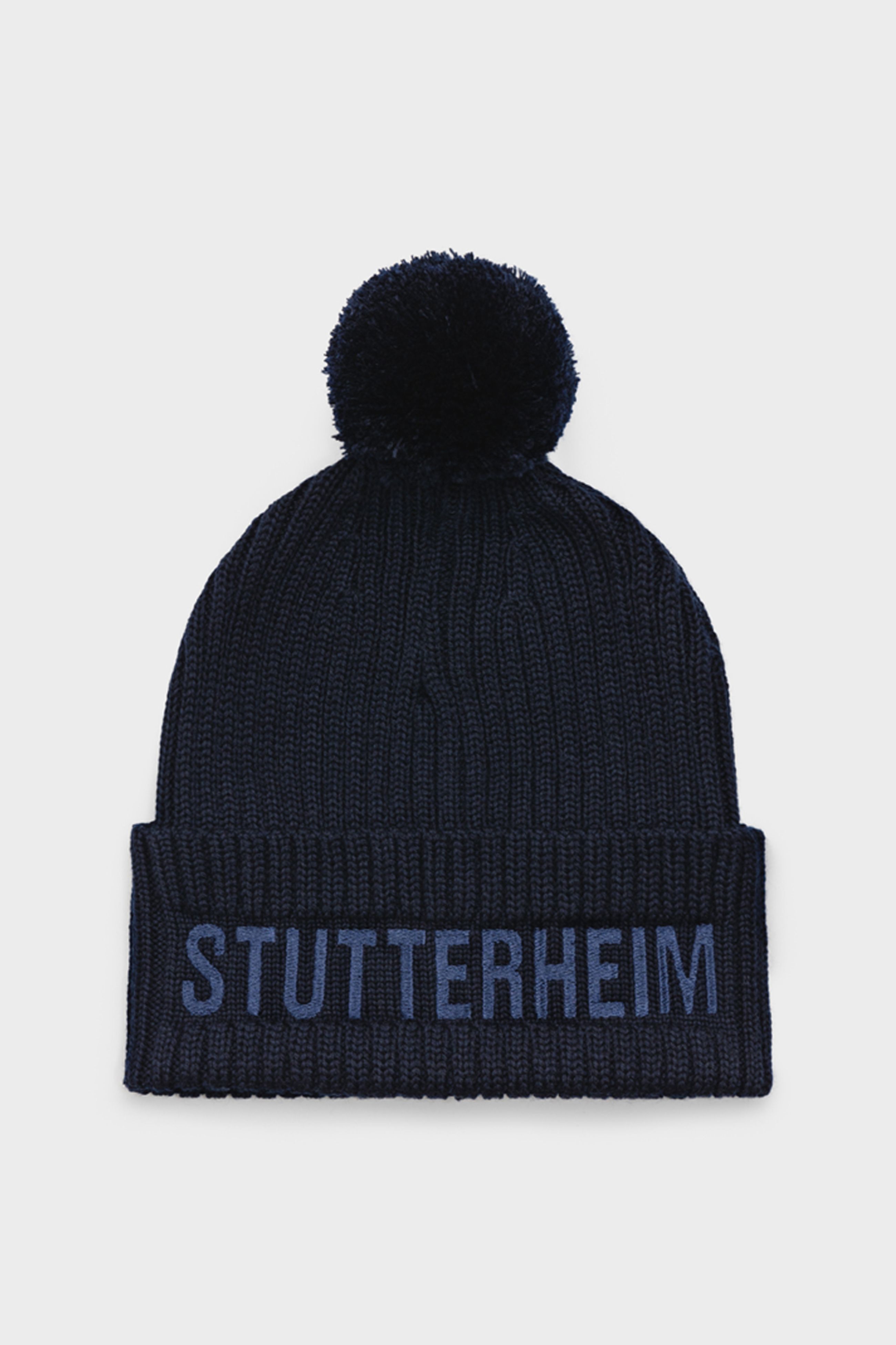 stutterheim april beanie navy accessories hats-and-scarves beanies