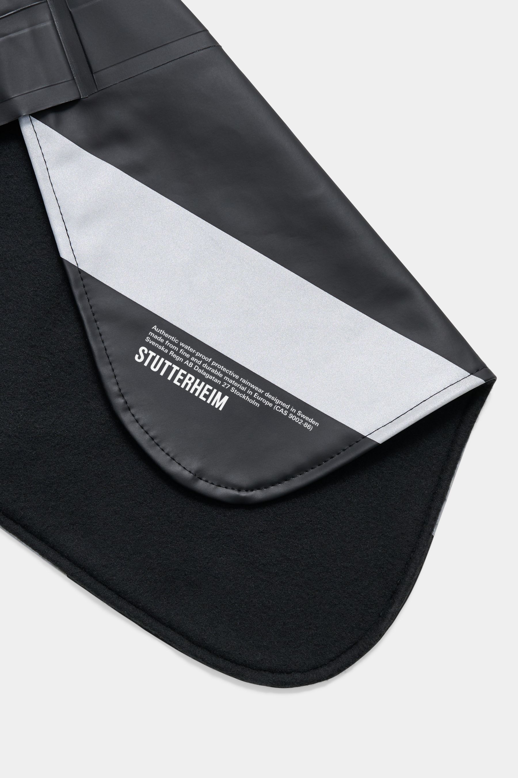 stutterheim dog raincoat black accessories dog-raincoats