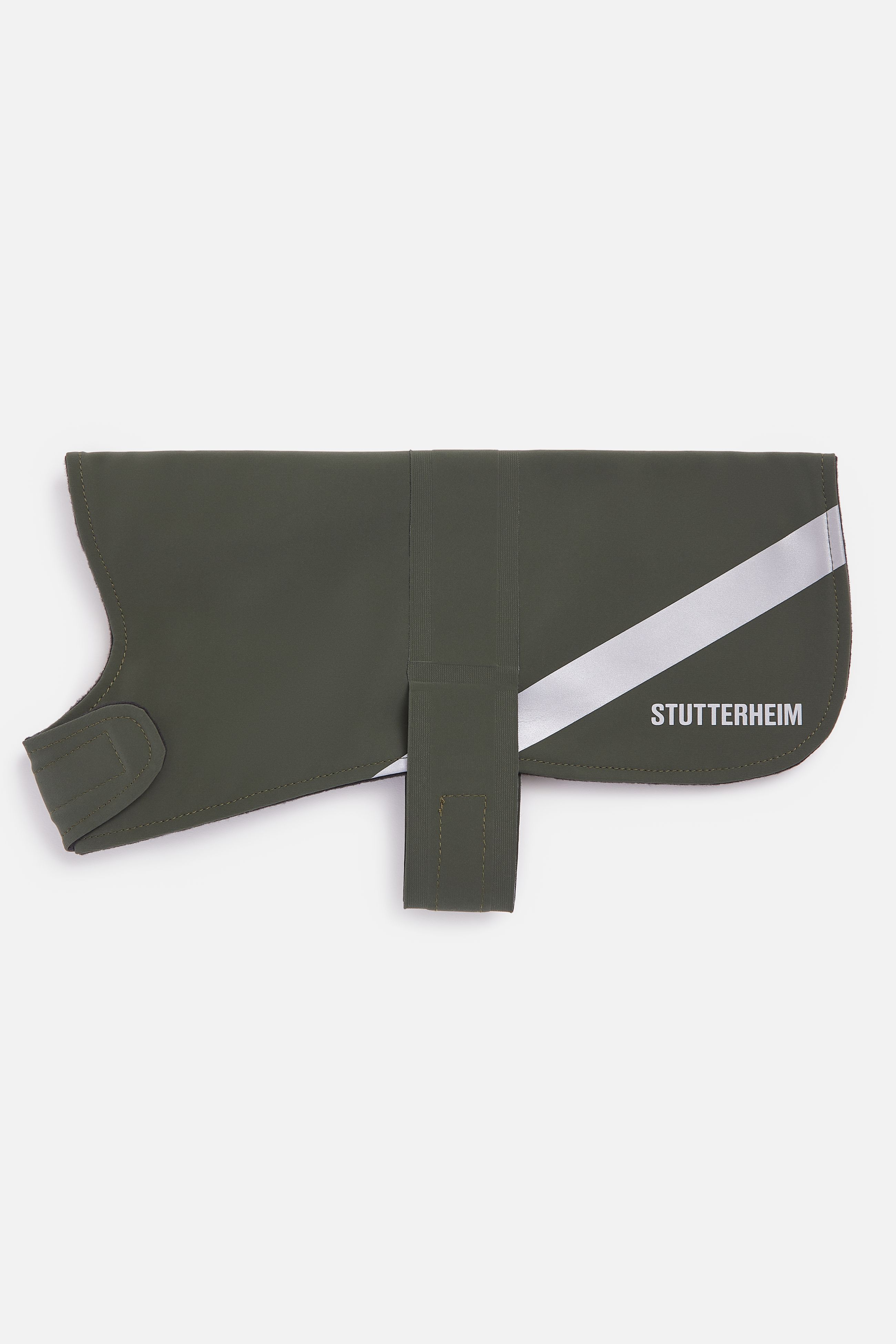 stutterheim dog raincoat matte dark green accessories dog-raincoats