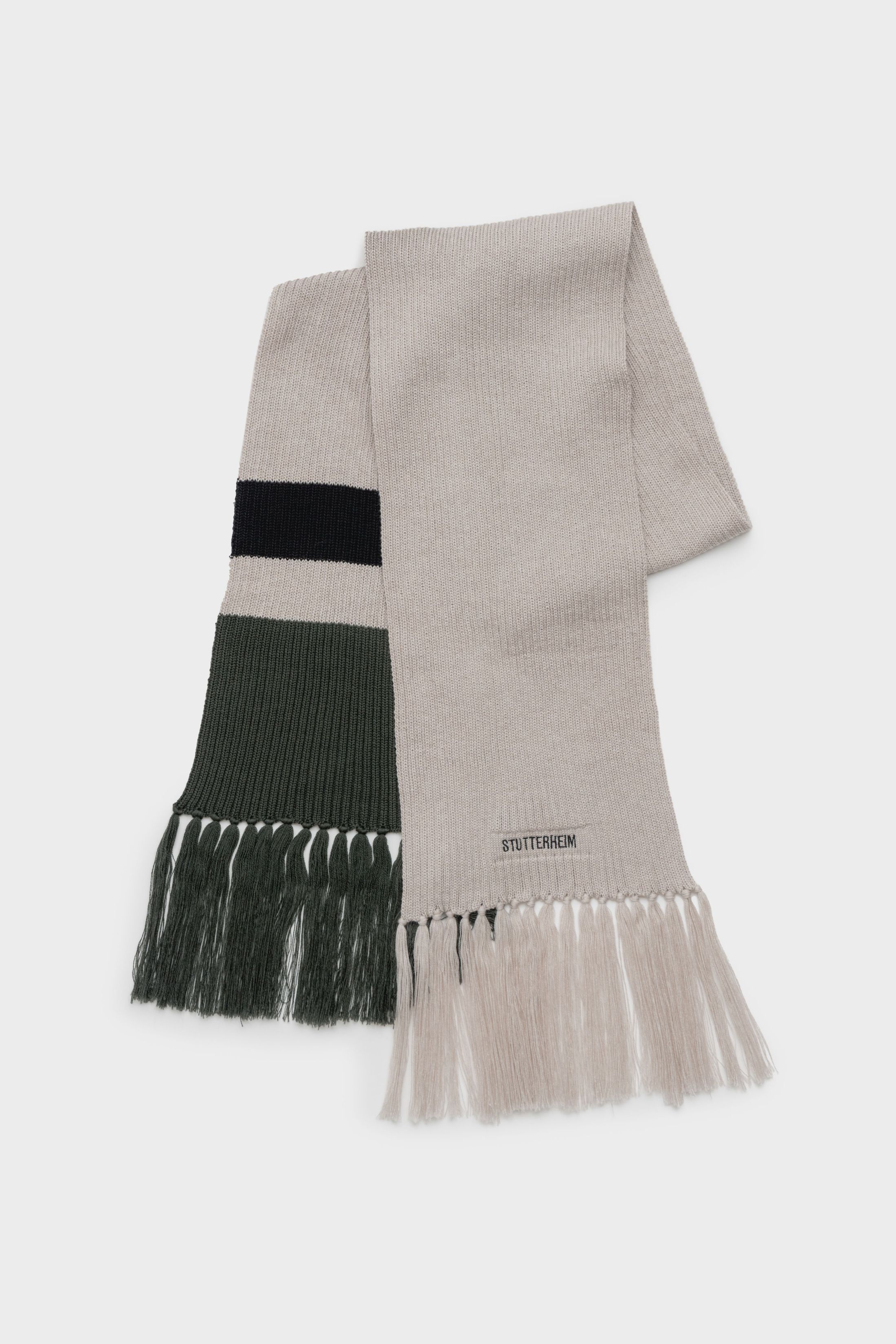 stutterheim fringe scarf light sand accessories hats-and-scarves scarves