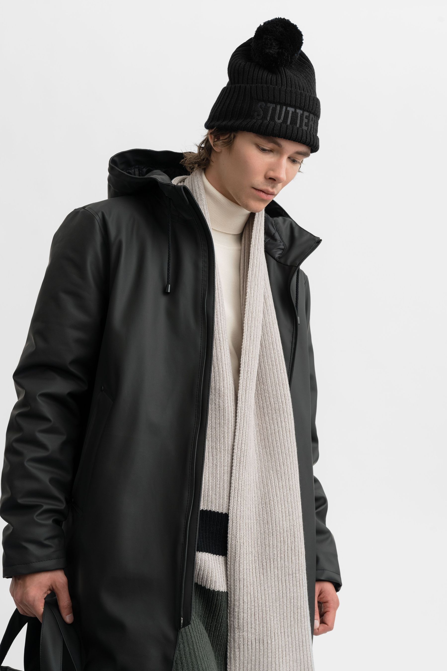stutterheim fringe scarf light sand accessories hats-and-scarves scarves