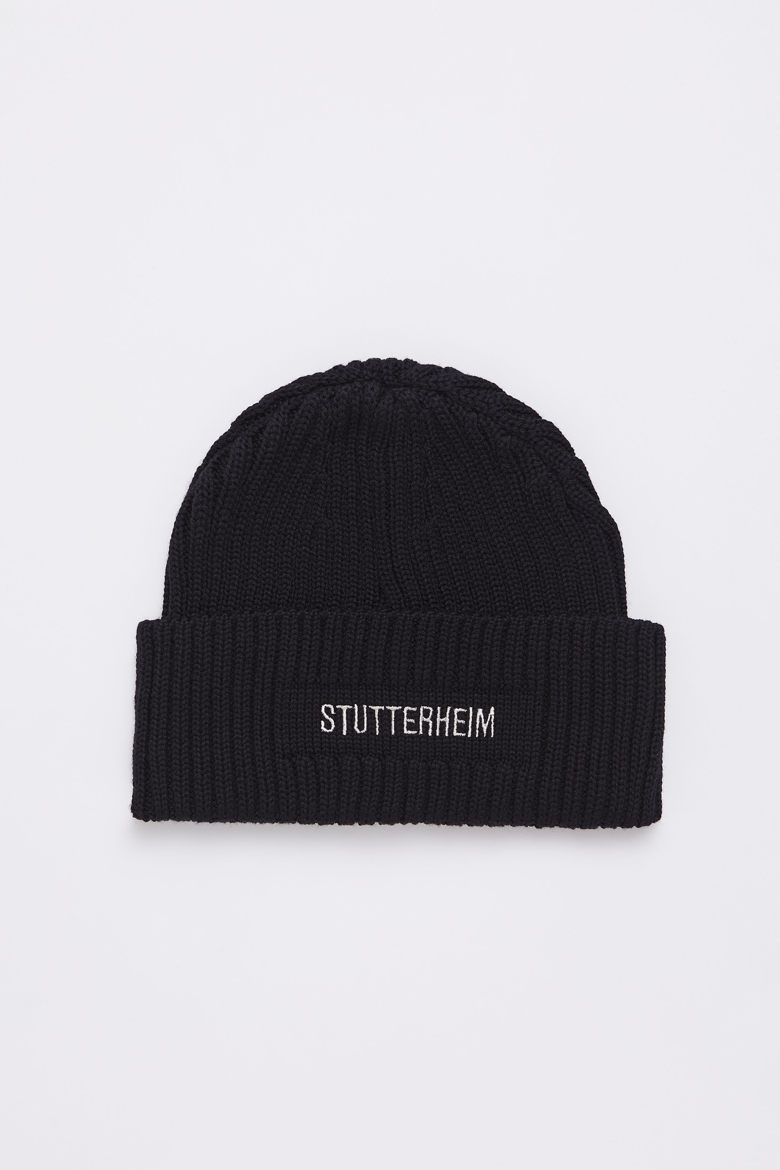 stutterheim logo beanie black accessories hats-and-scarves beanies