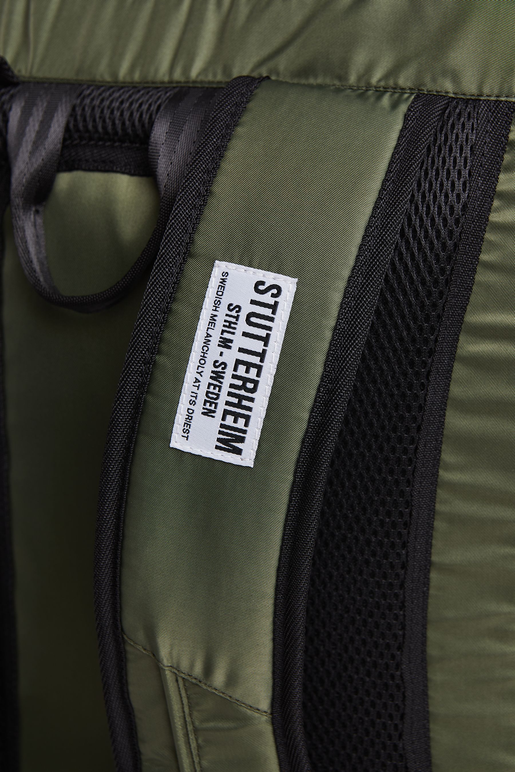 stutterheim utility day 9l backpack green accessories bags utility-bags