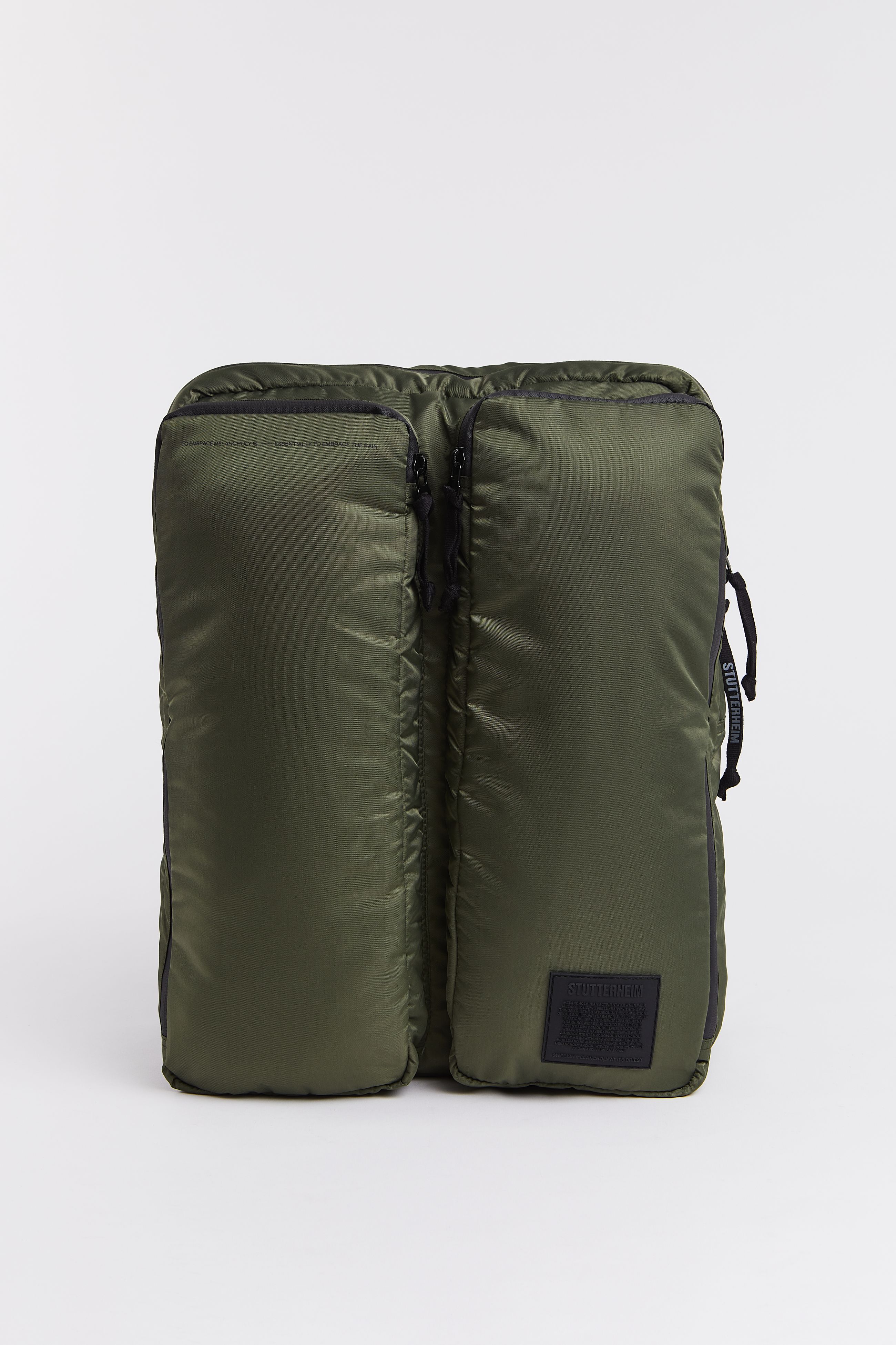 stutterheim utility day 9l backpack green accessories bags utility-bags