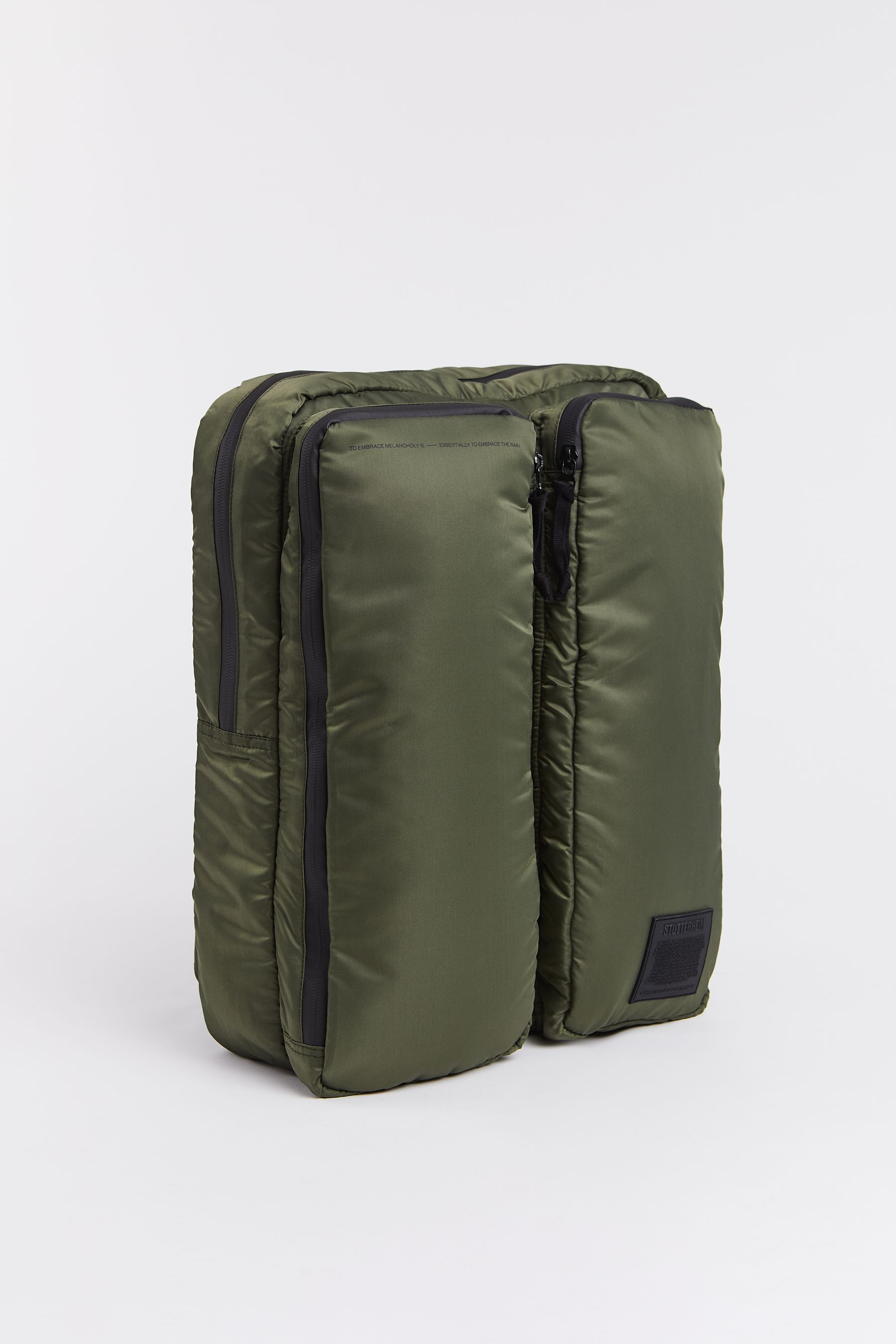 stutterheim utility day 9l backpack green accessories bags utility-bags