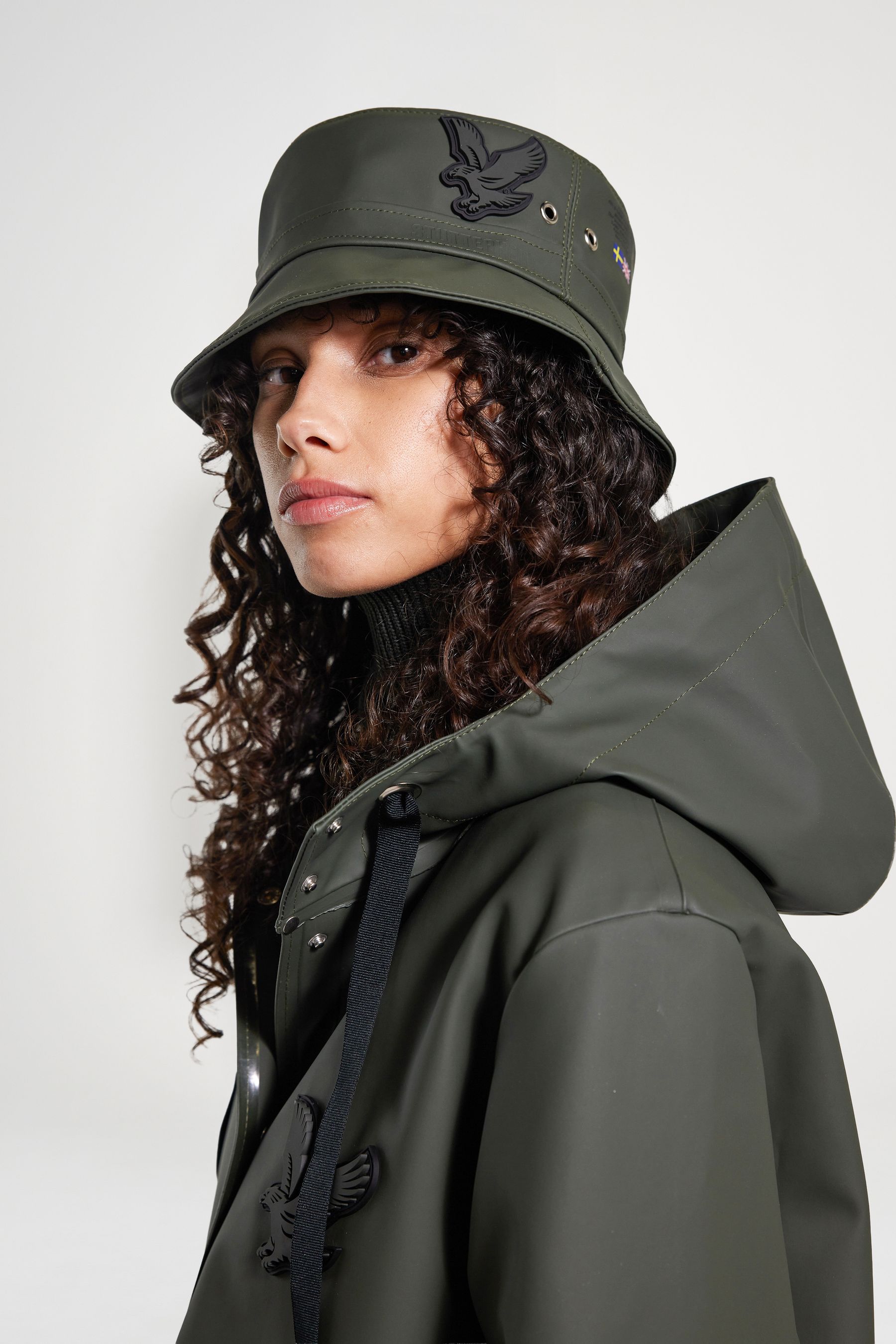 stutterheim bucket hat green accessories hats-and-scarves bucket-hats