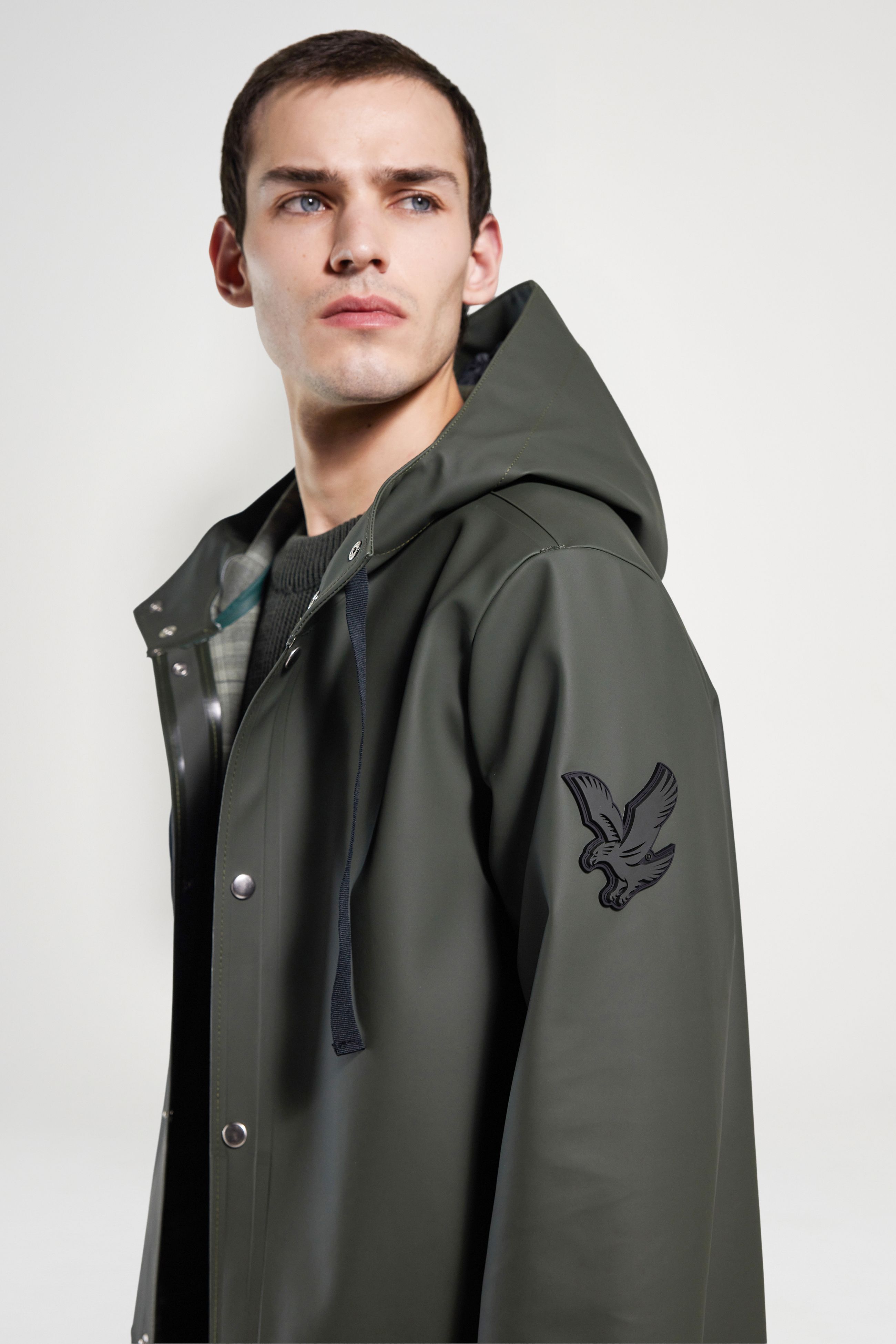 Stutterheim Men's Raincoat In Green