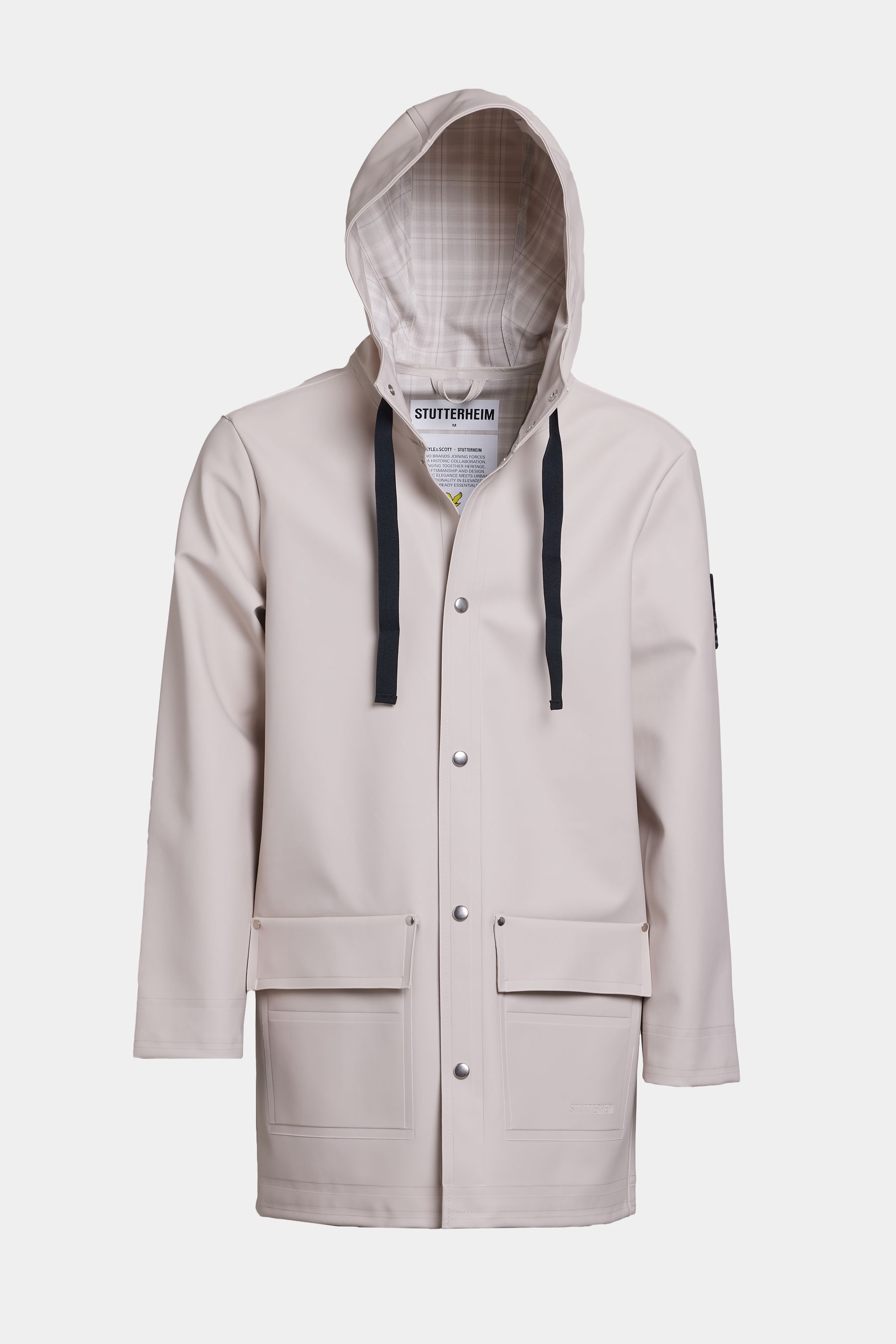 stutterheim men's raincoat light sand men jackets raincoats
