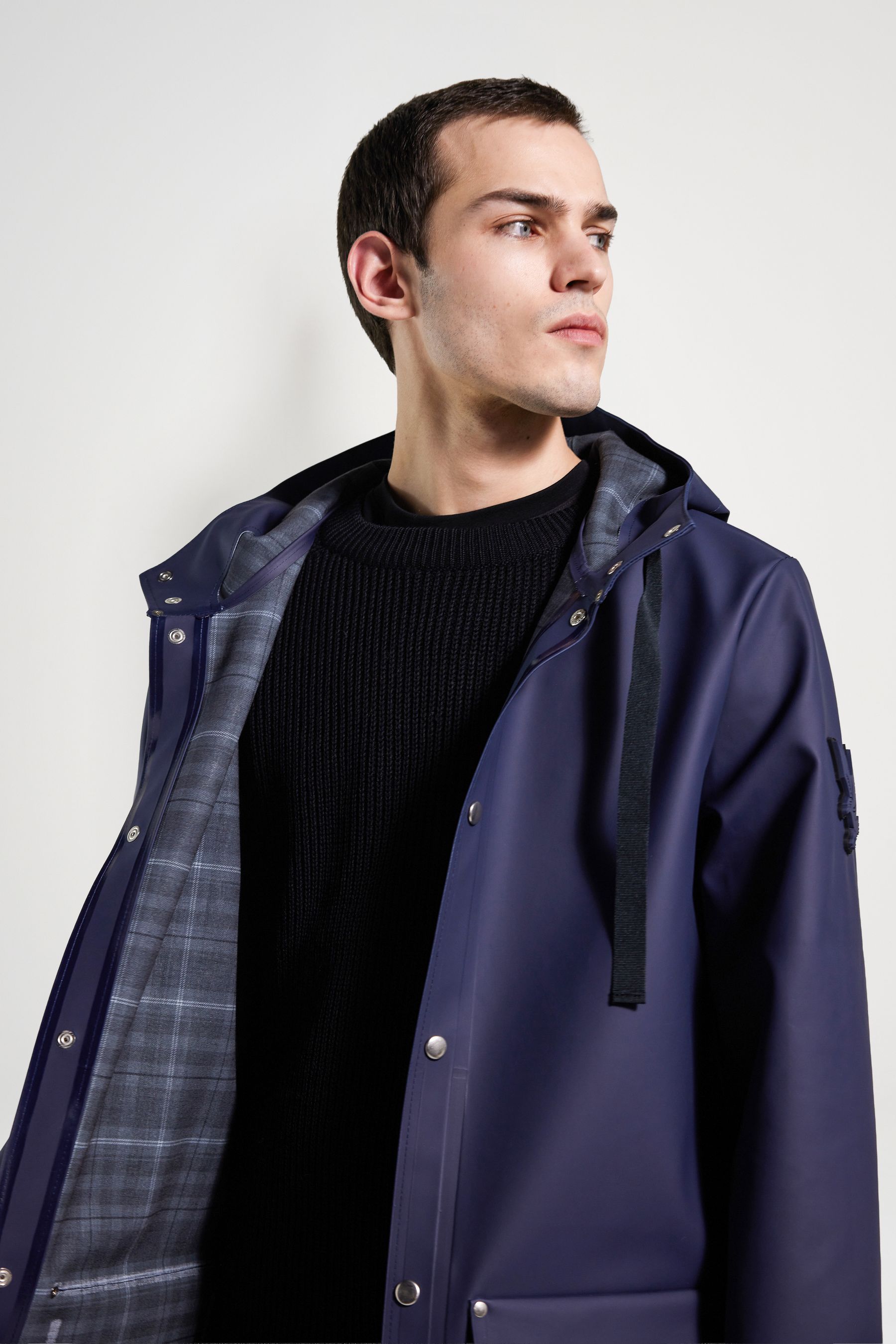 stutterheim men's raincoat navy men jackets raincoats