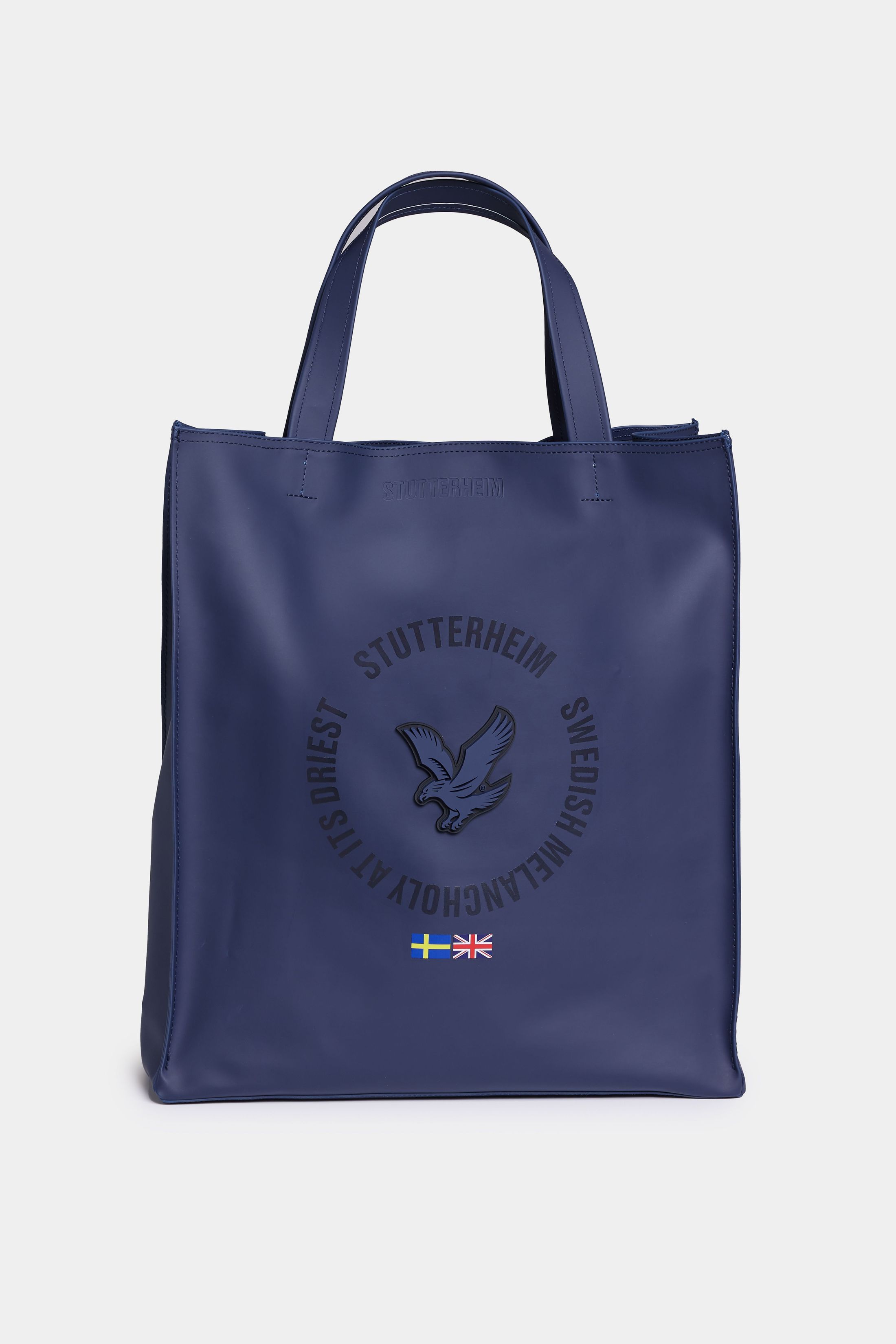 stutterheim tote bag navy accessories bags tote-bags