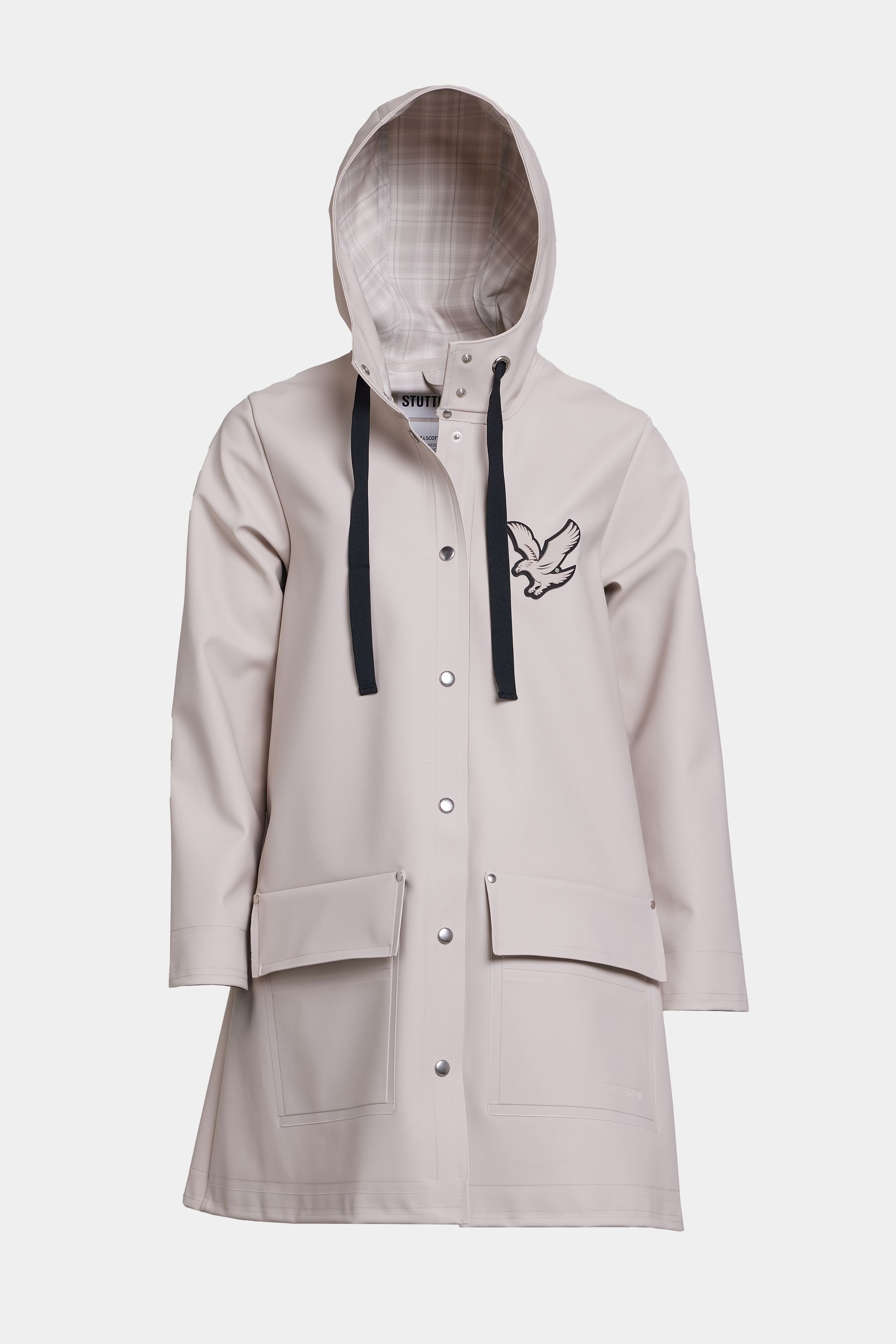 stutterheim women's raincoat light sand women jackets raincoats