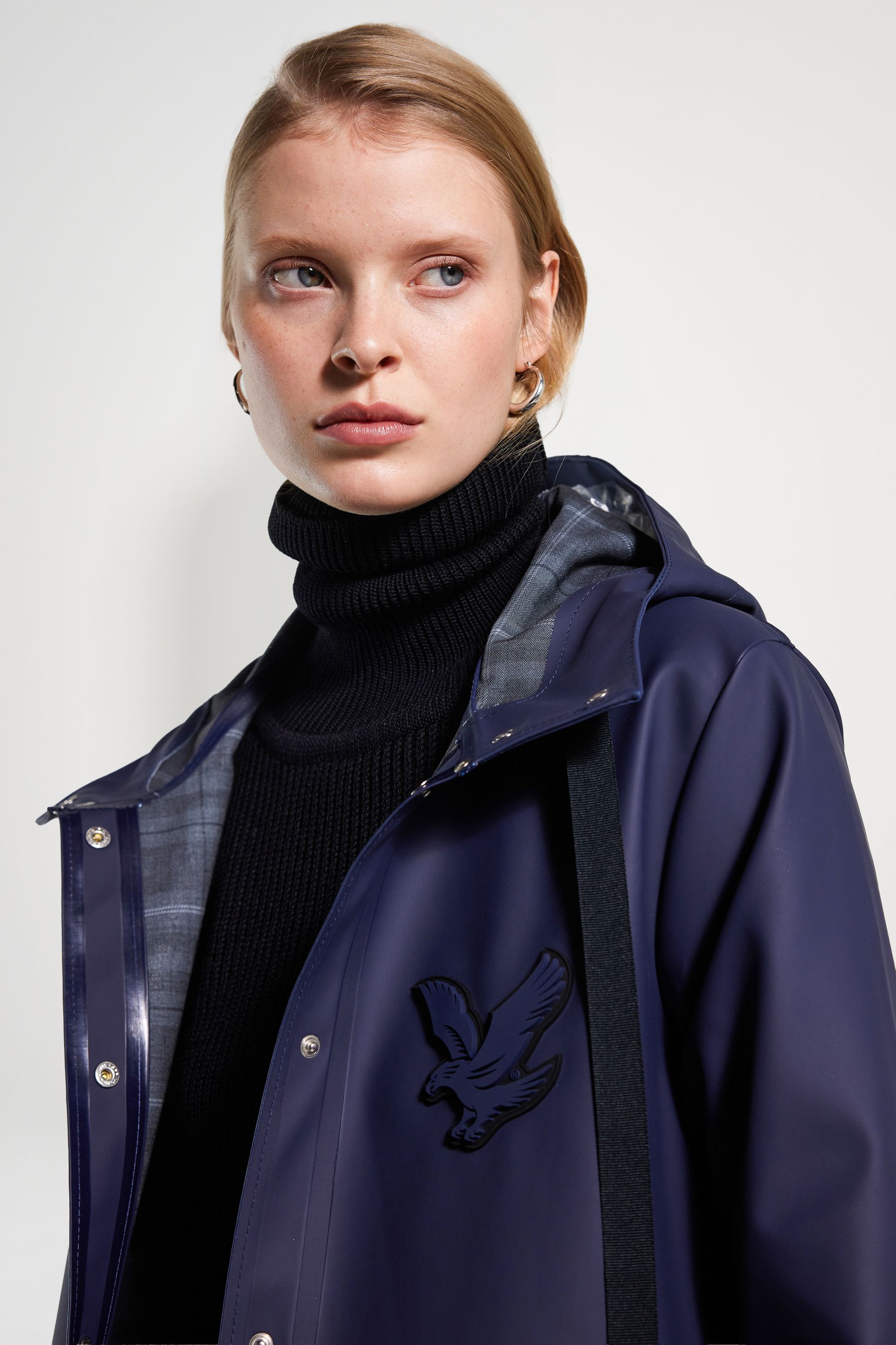 stutterheim women's raincoat navy women jackets raincoats