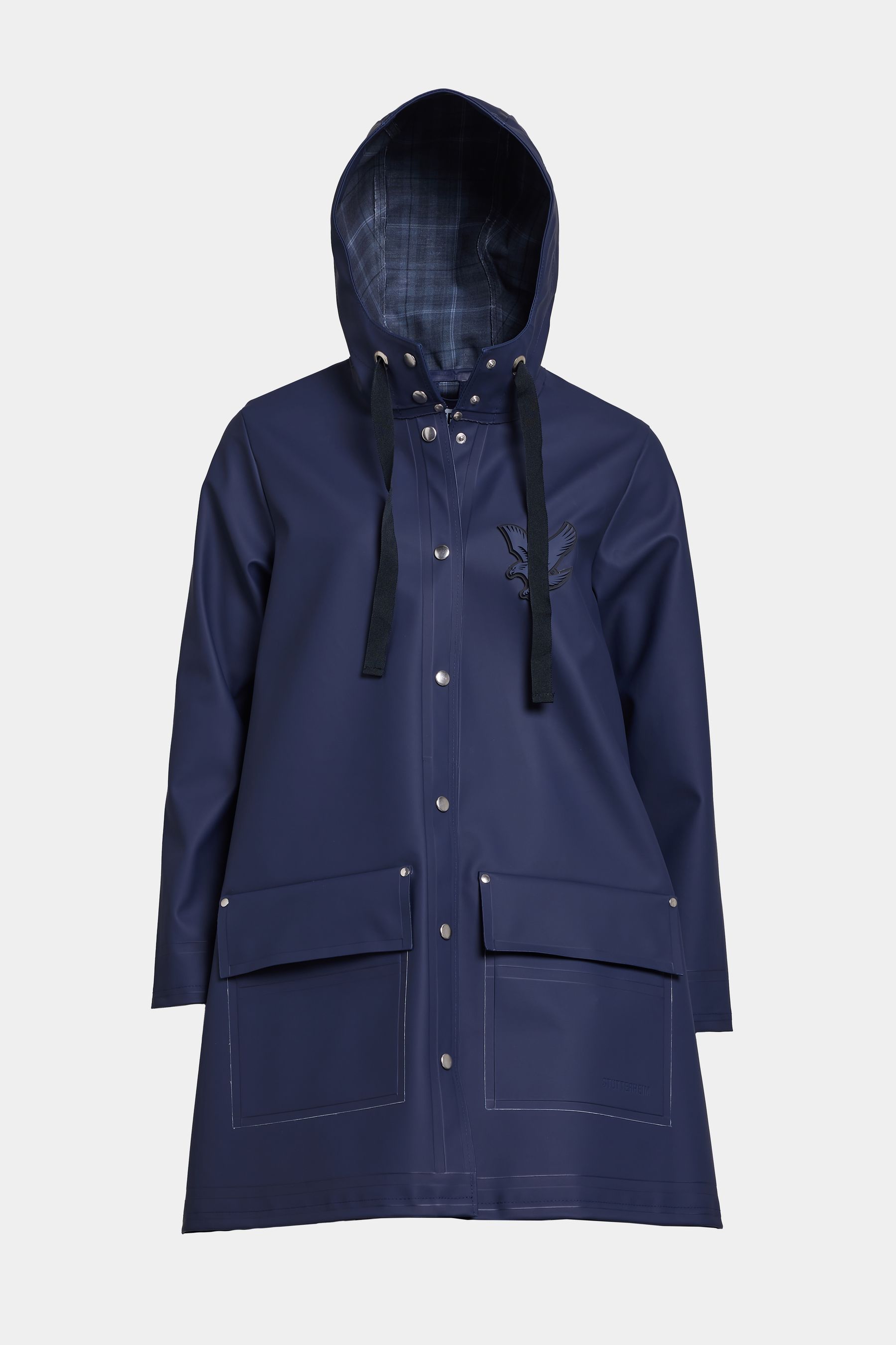stutterheim women's raincoat navy women jackets raincoats