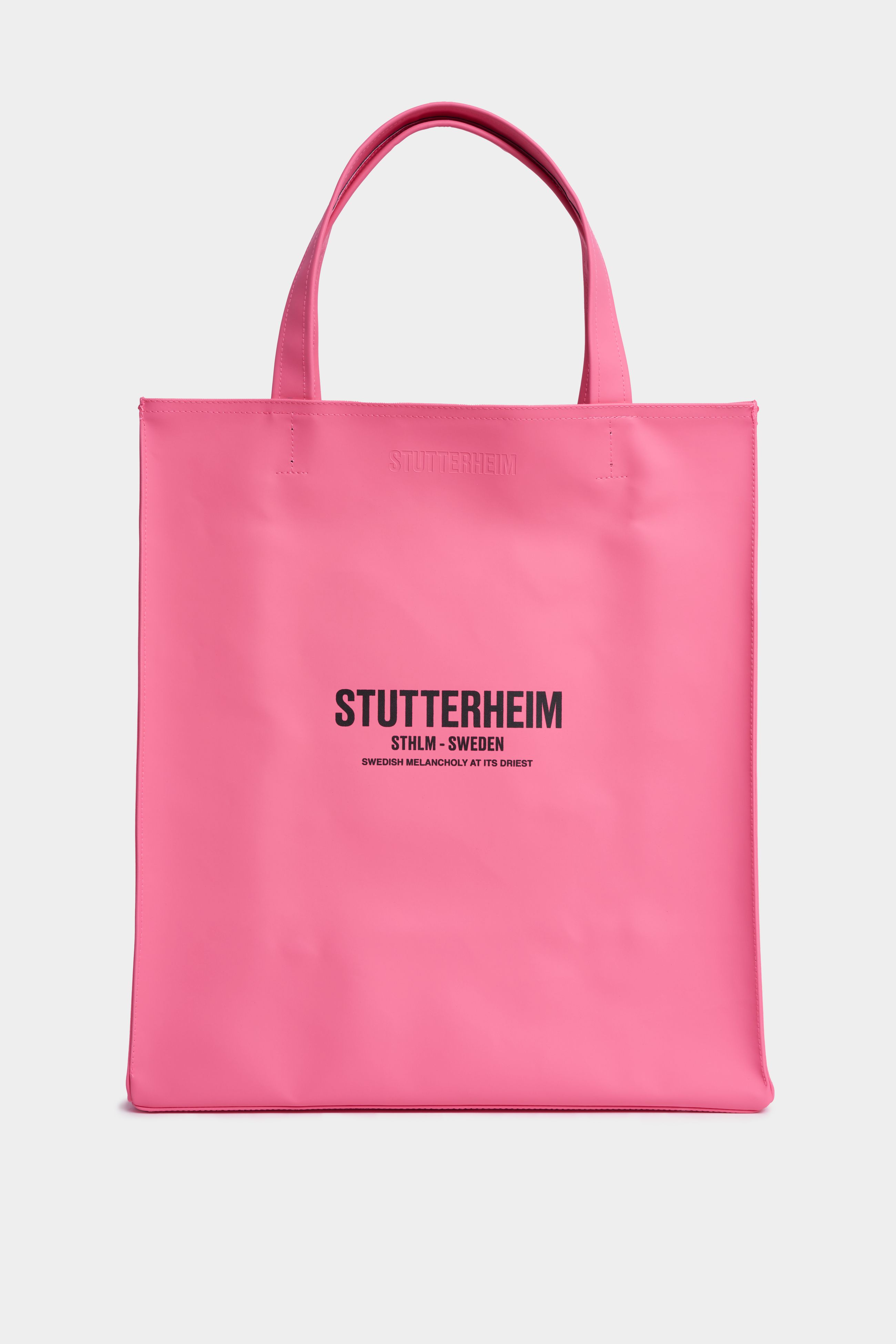 stutterheim stylist bag bubblegum accessories bags tote-bags