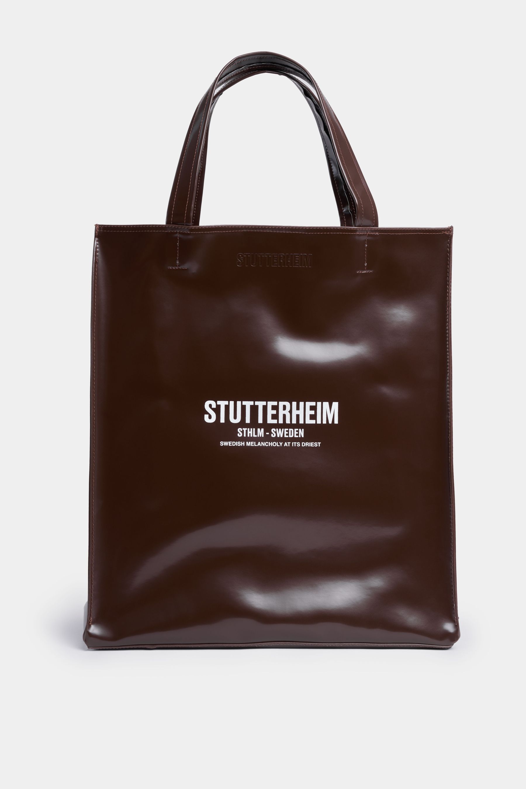 stutterheim stylist opal bag dark brown accessories bags tote-bags