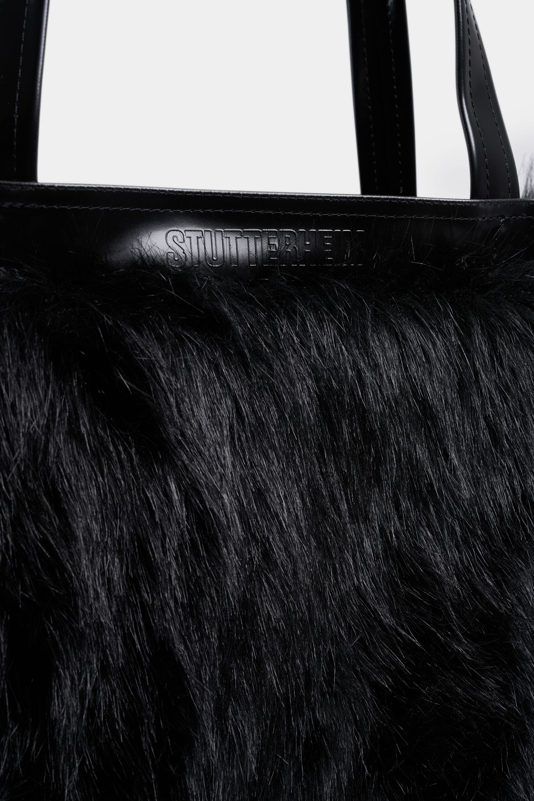 stutterheim stylist faux bag opal black accessories bags tote-bags