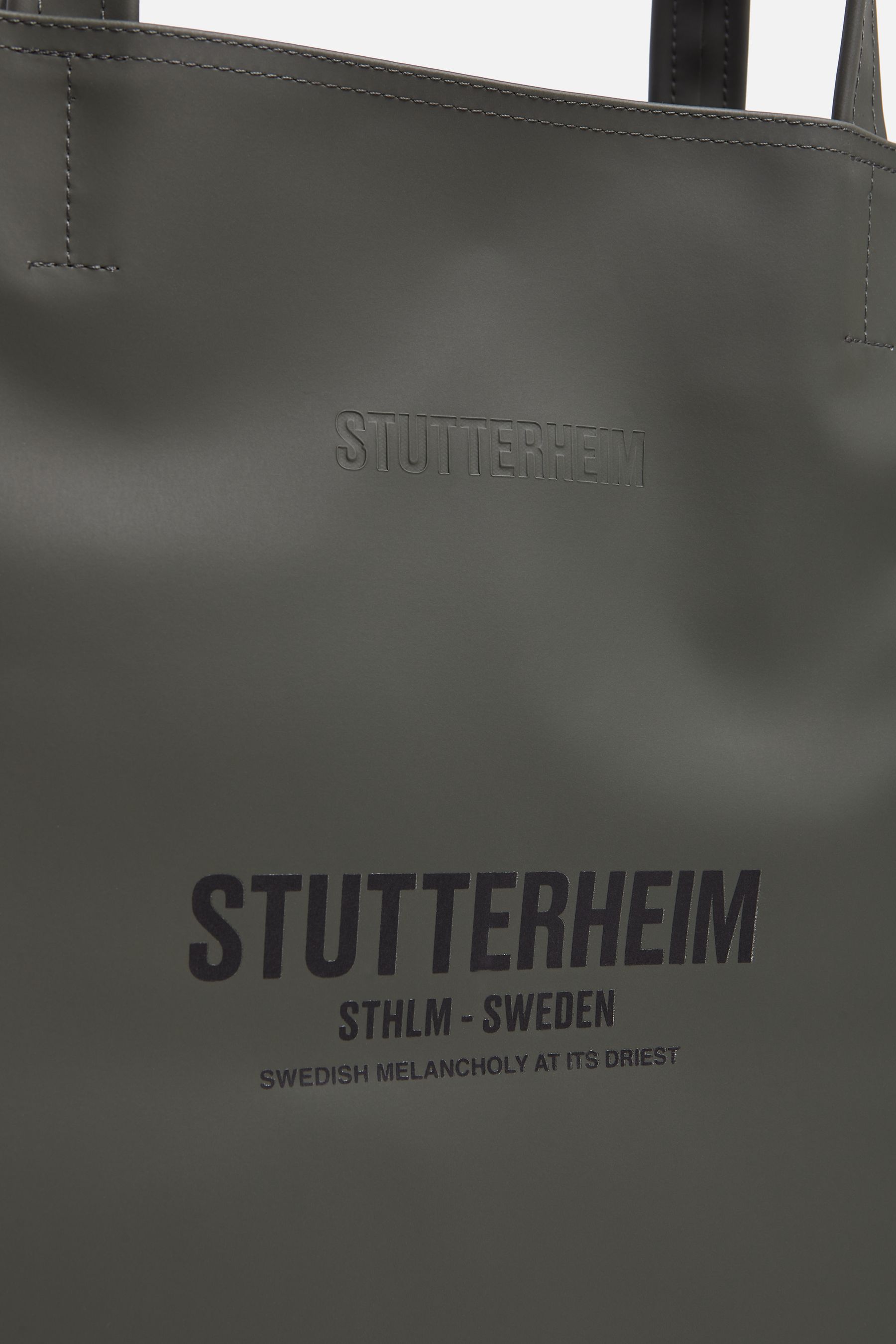 stutterheim stylist bag green accessories bags tote-bags