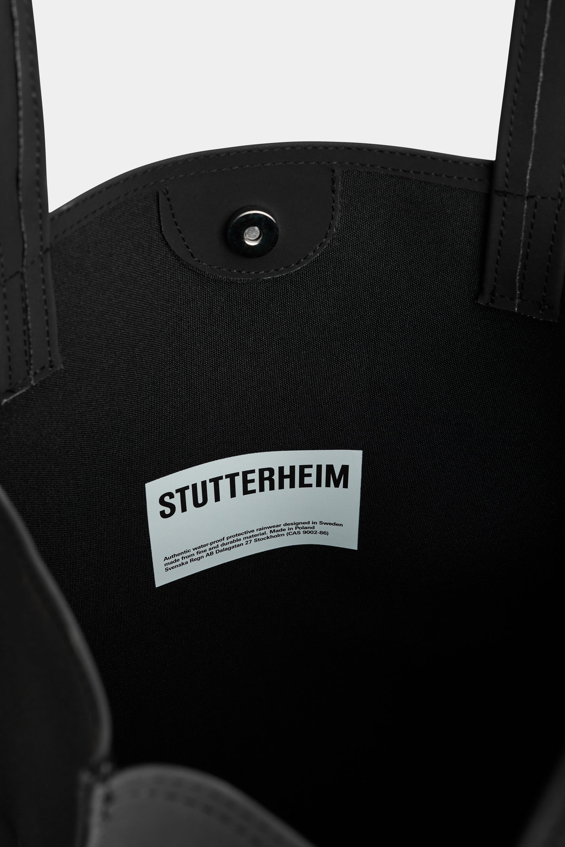 stutterheim stylist bag matte black accessories bags tote-bags