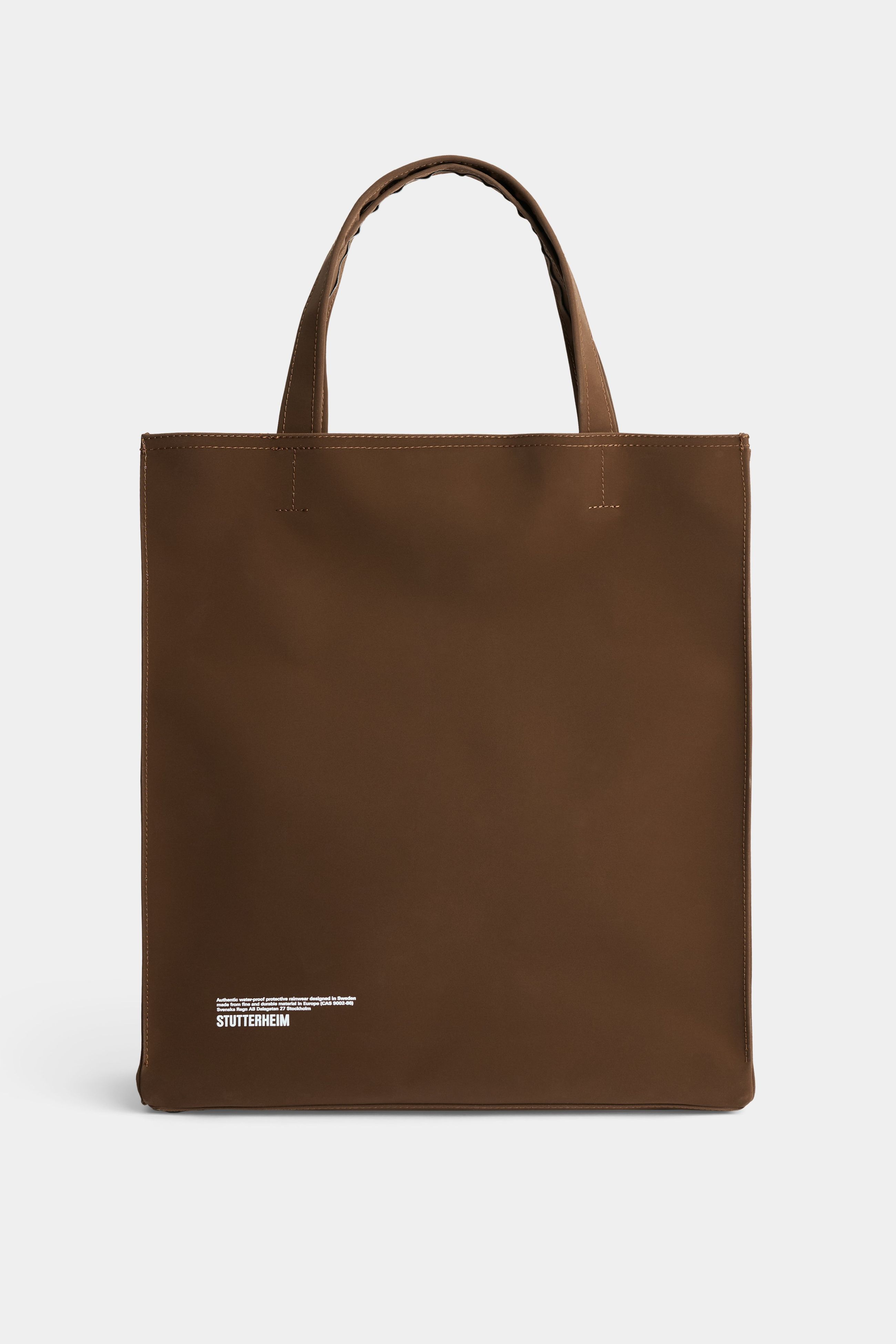 stutterheim stylist bag matte dark brown accessories bags tote-bags