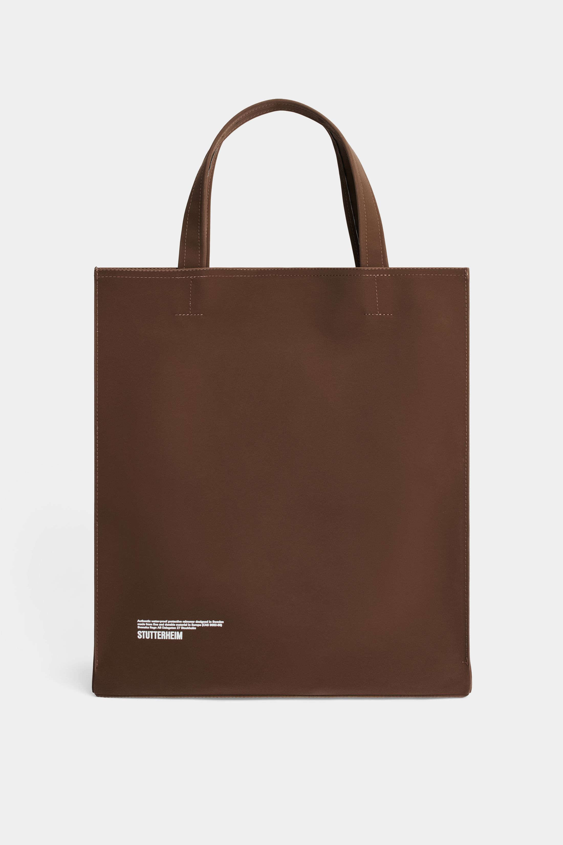 stutterheim stylist bag matte dark brown accessories bags tote-bags