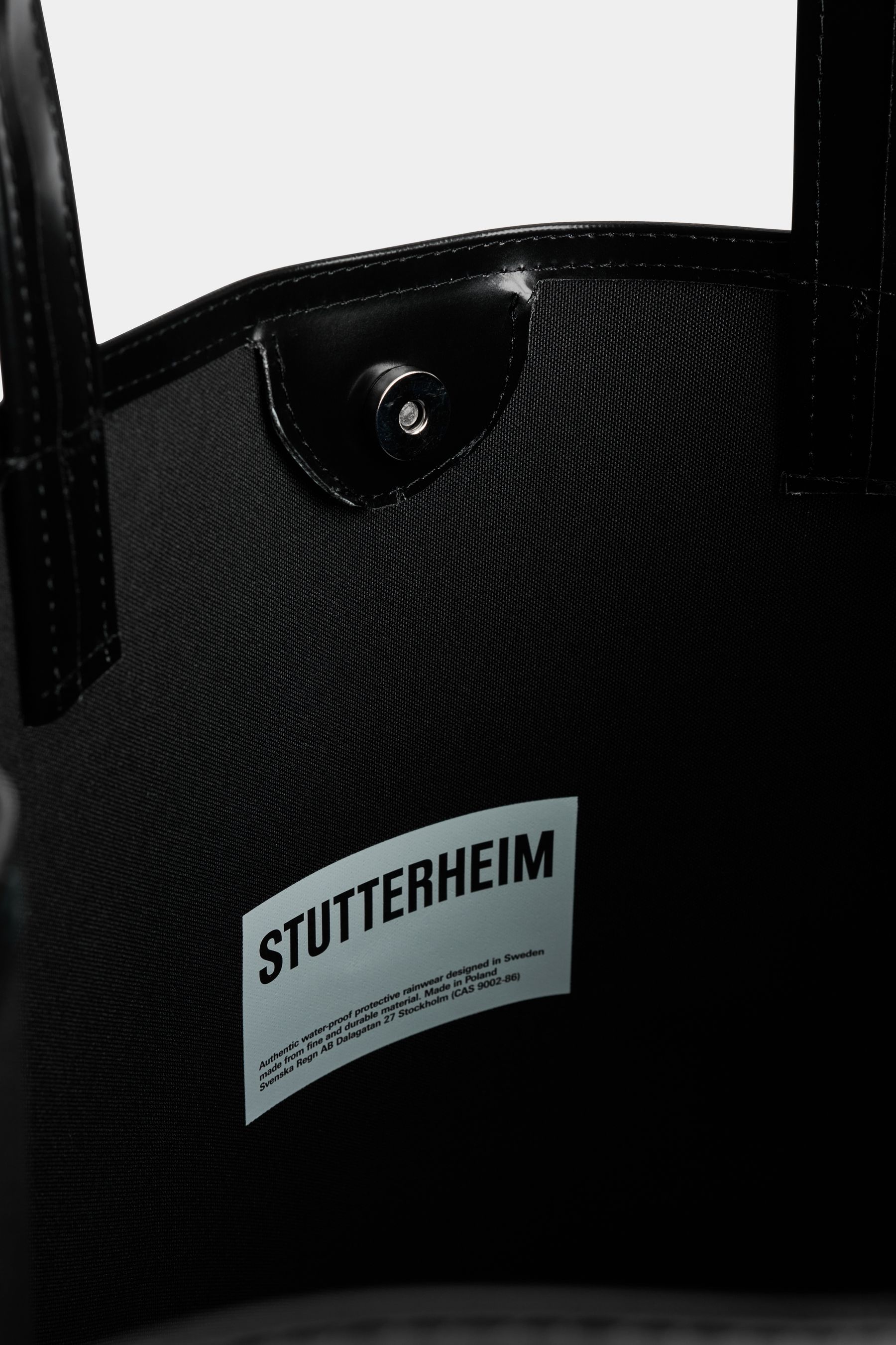 stutterheim stylist bag opal black accessories bags tote-bags