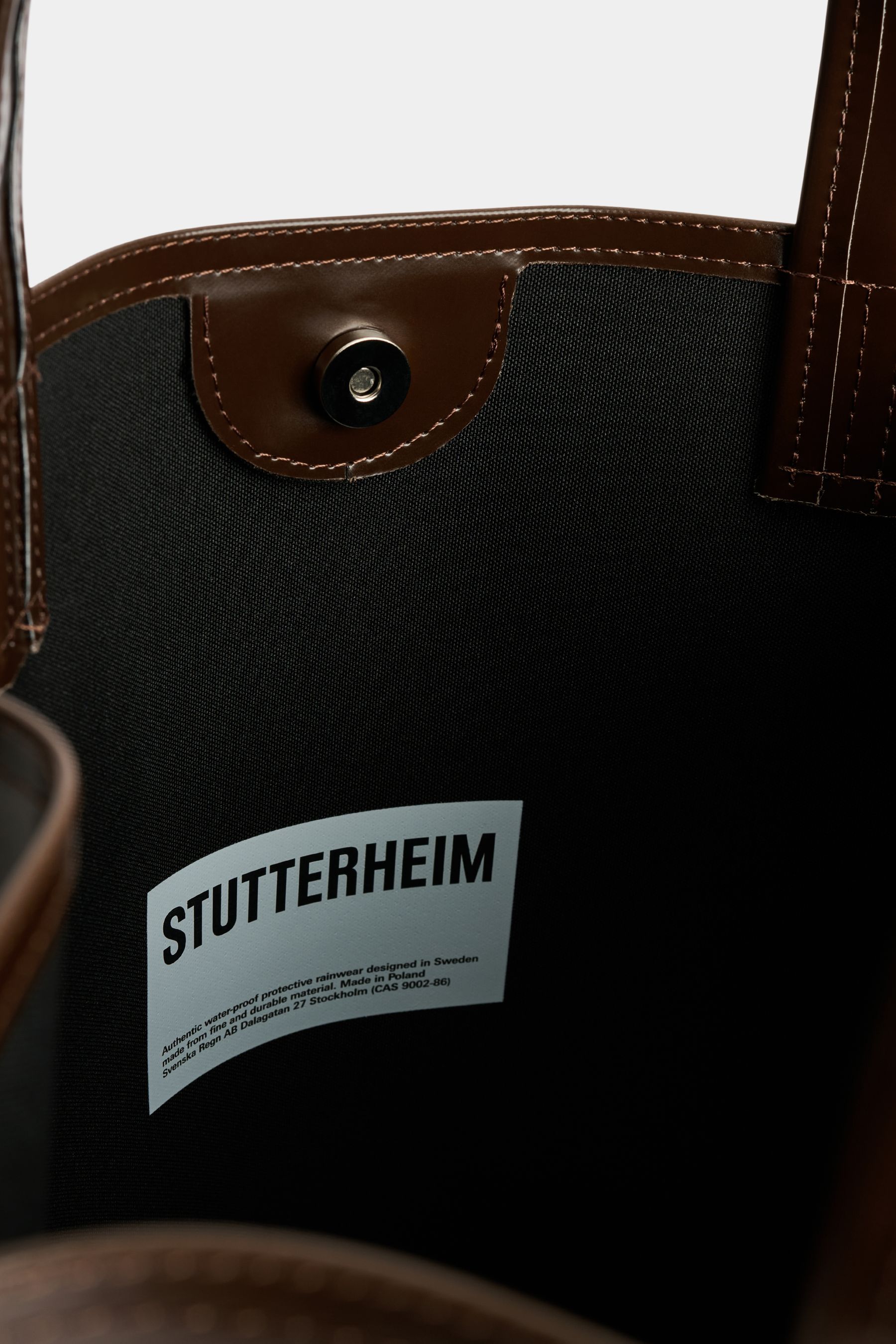stutterheim stylist bag opal dark brown accessories bags tote-bags