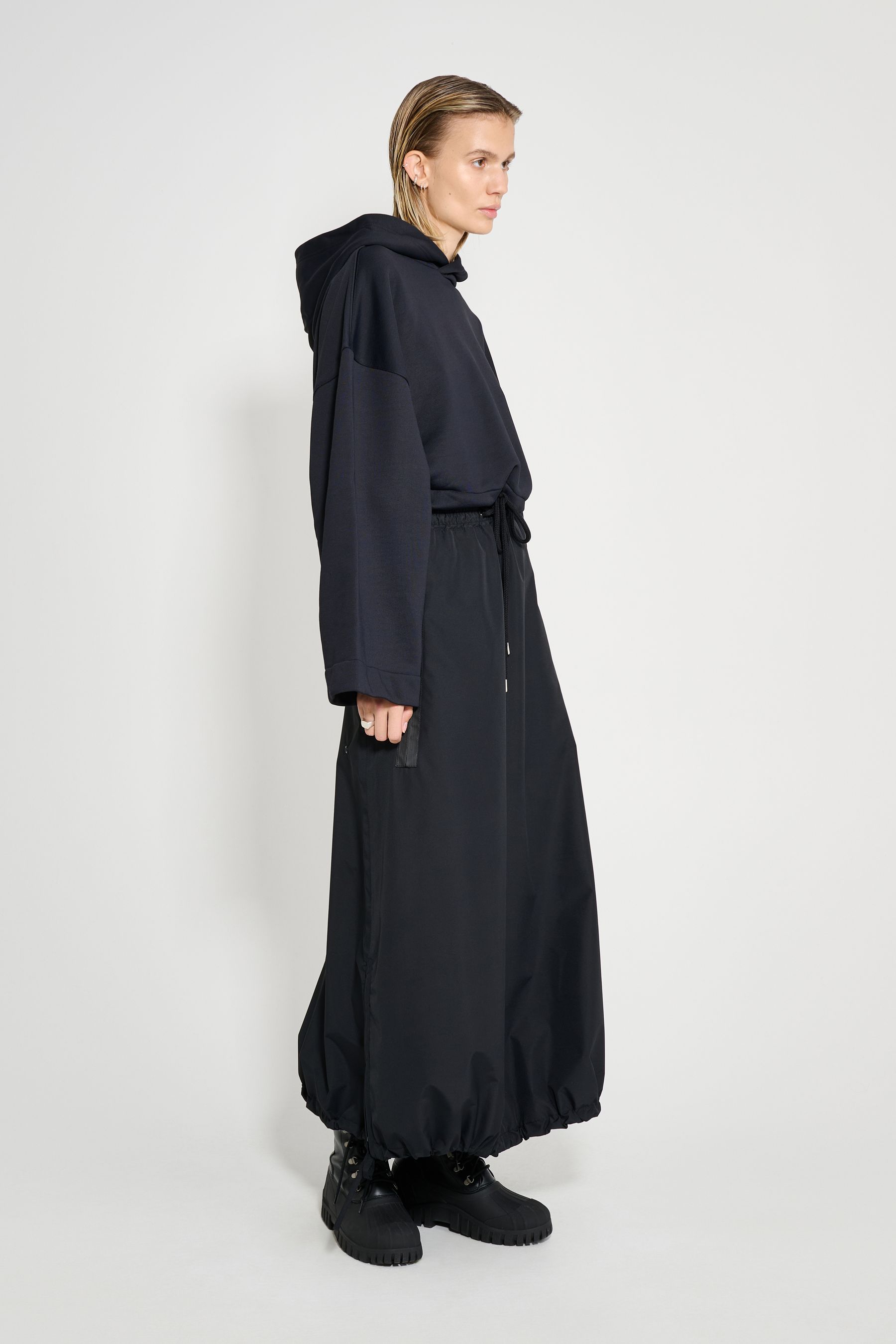 stutterheim svartvik hoodie black women knitwear