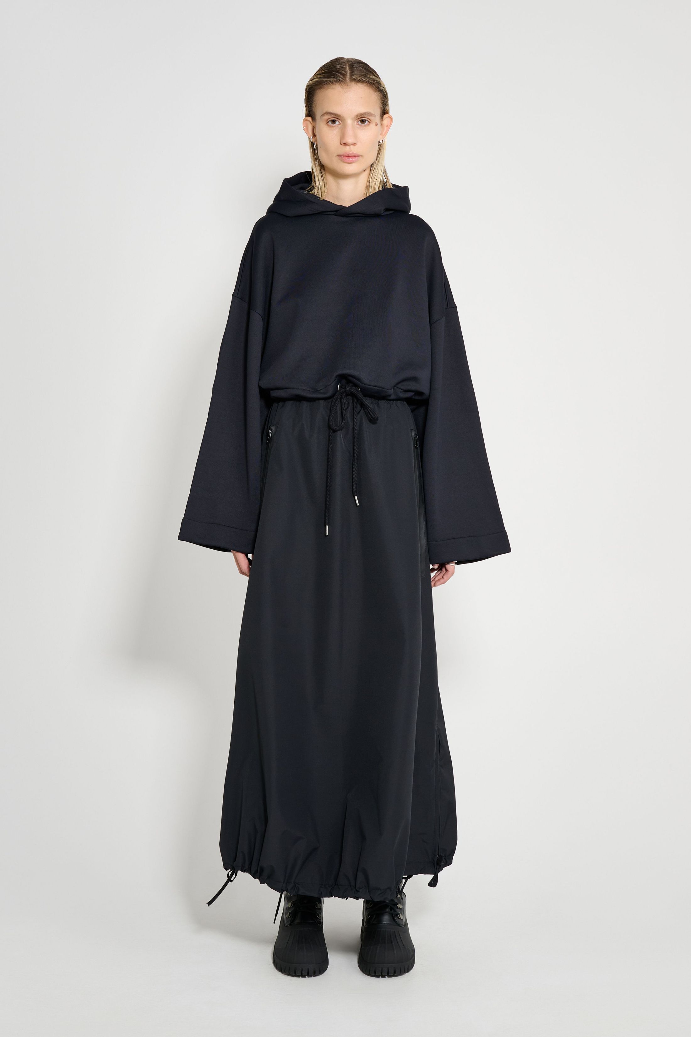 stutterheim svartvik hoodie black women knitwear