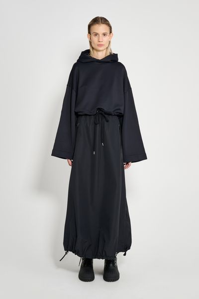 Heve クラウドブルゾン Black 黒 Svartvik Hoodie Black | STUTTERHEIM US