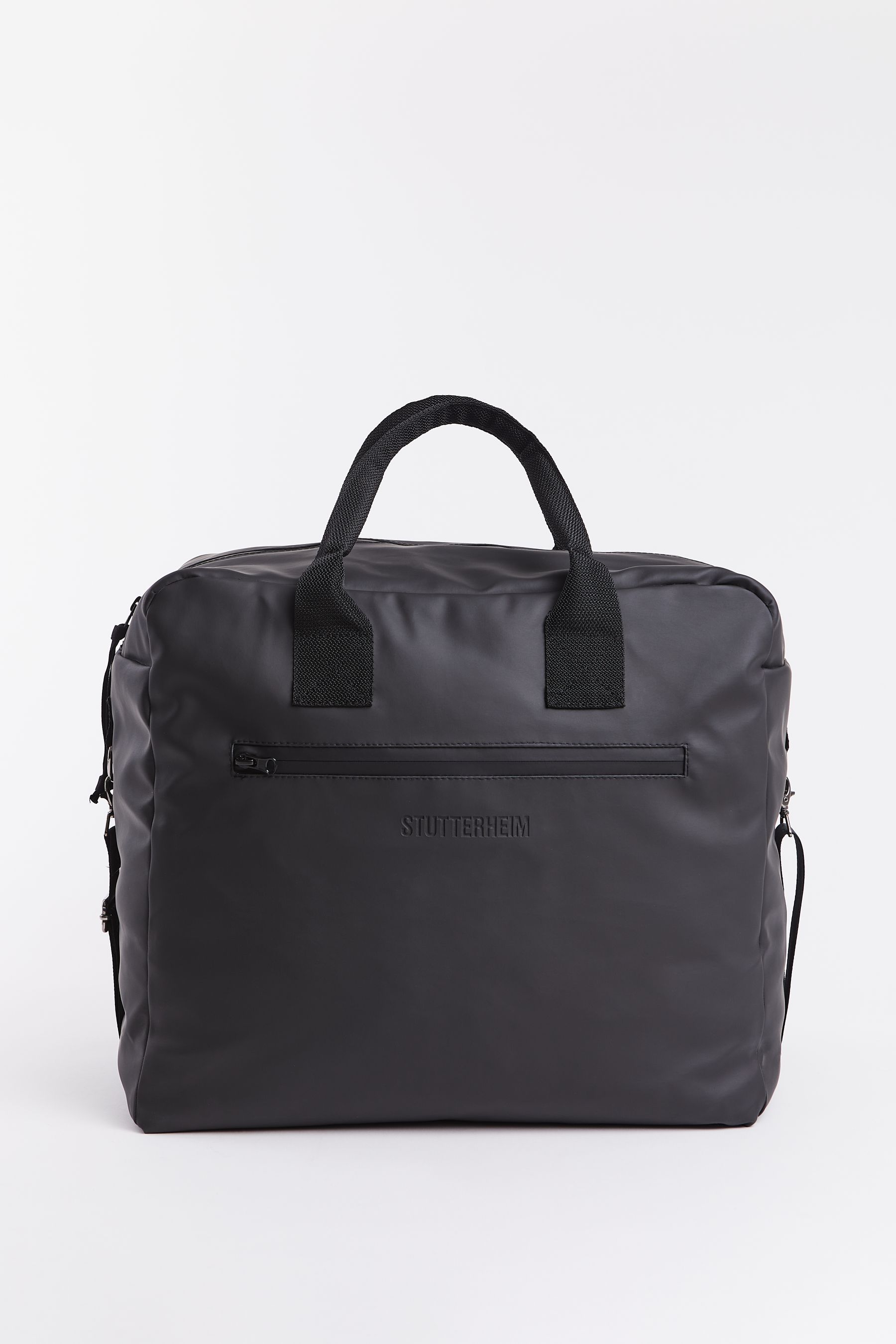 stutterheim svea box bag black accessories bags weekend-bags