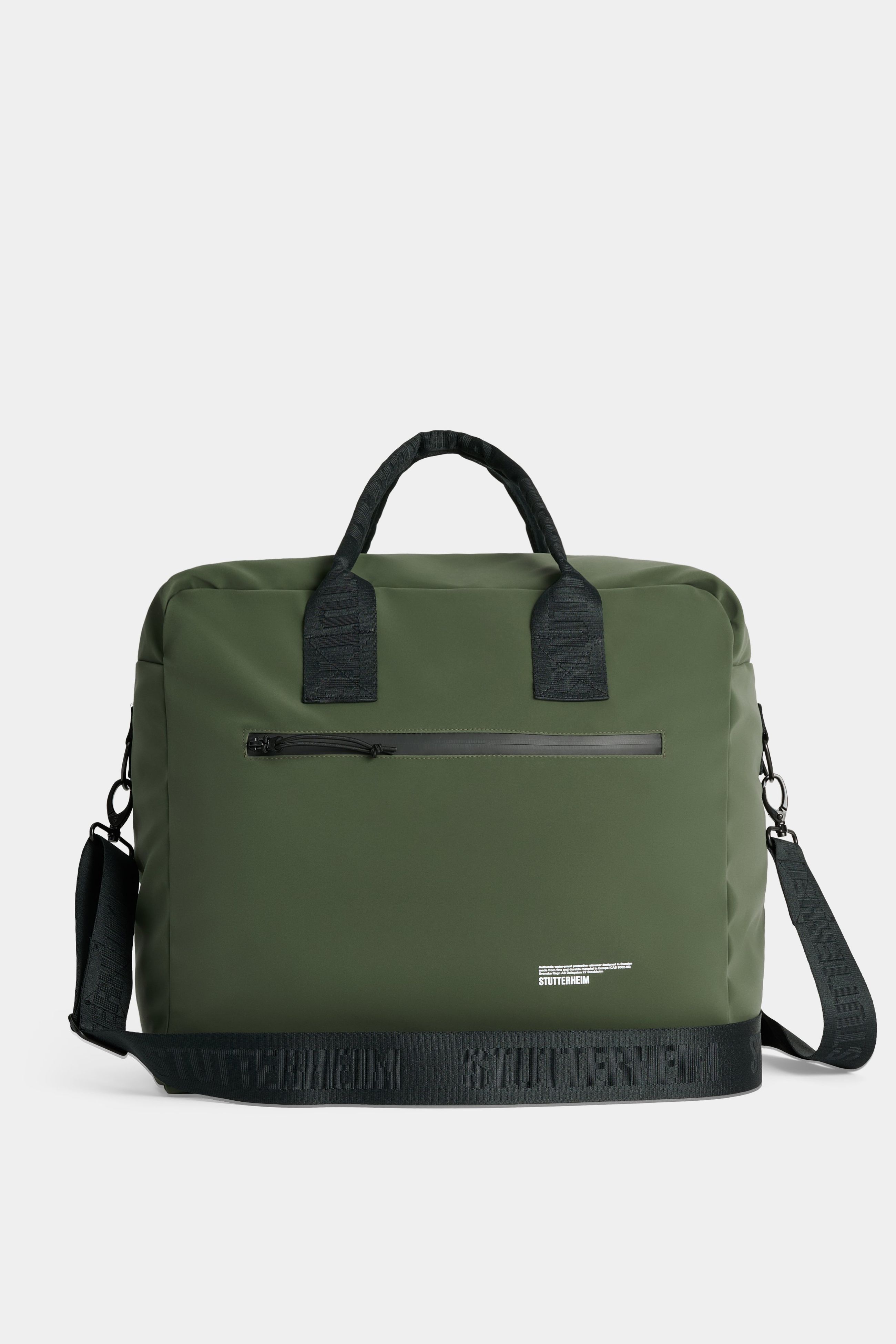 stutterheim svea box bag green accessories bags travel-bags