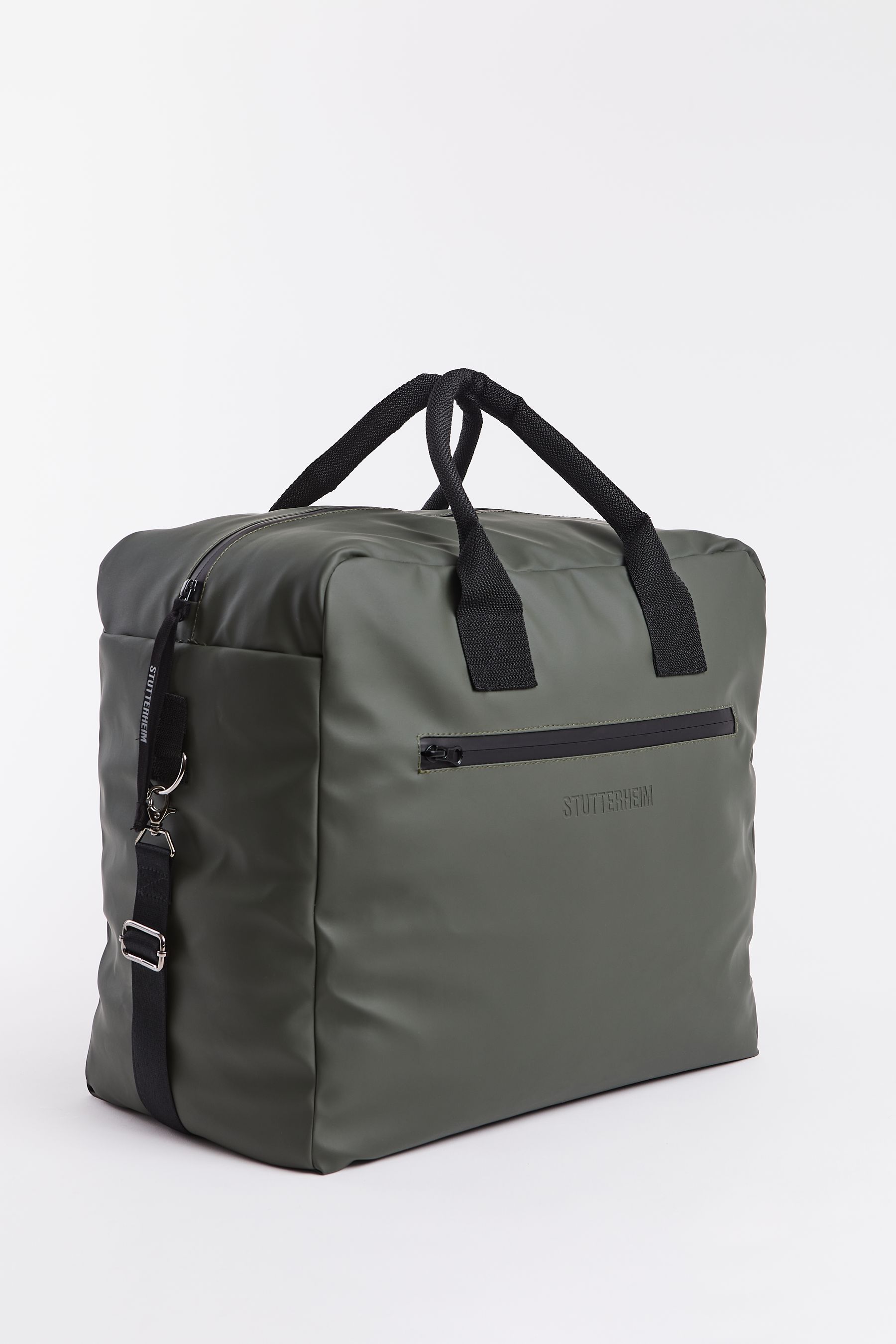 stutterheim svea box bag green accessories bags weekend-bags