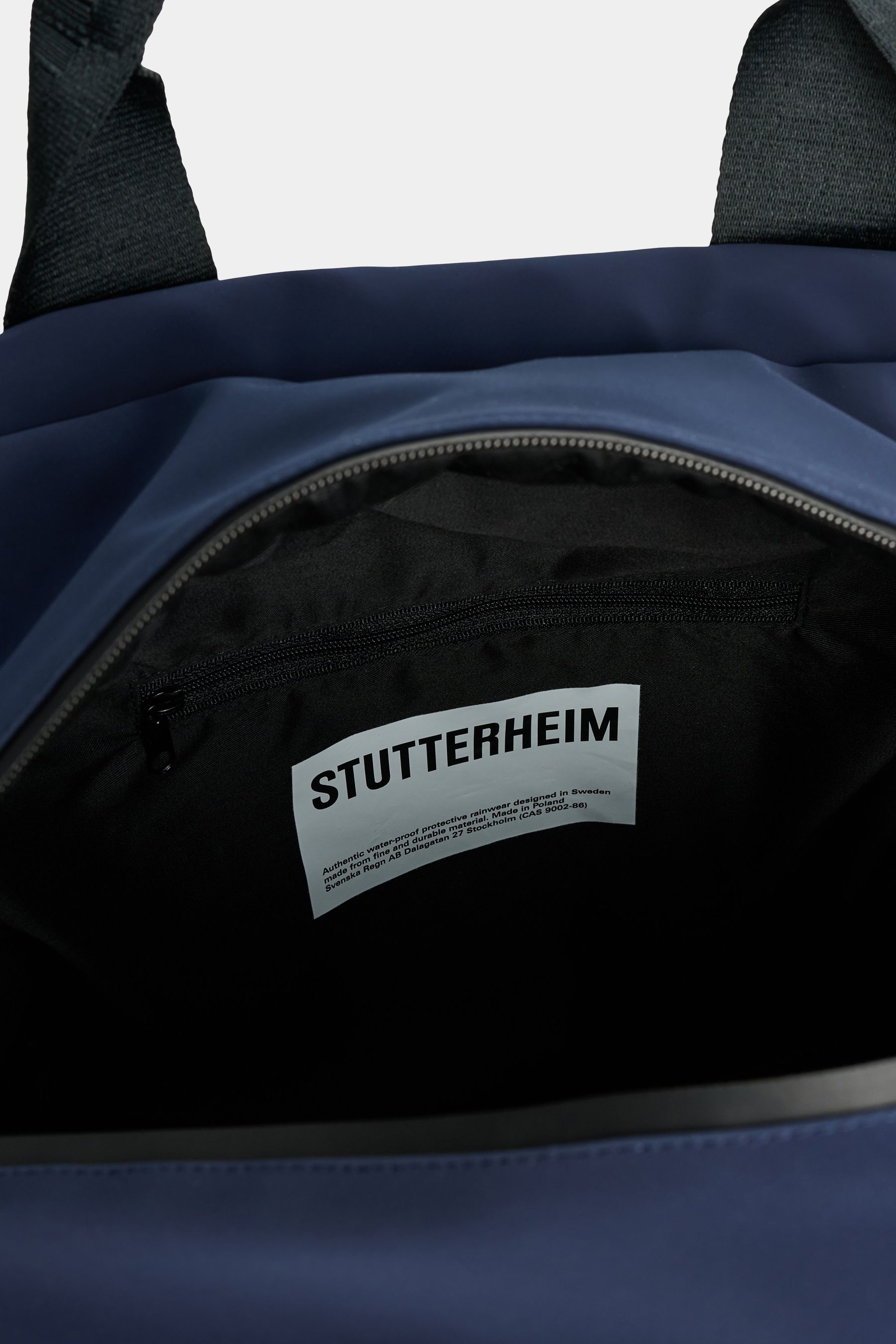 stutterheim svea box bag navy accessories bags travel-bags
