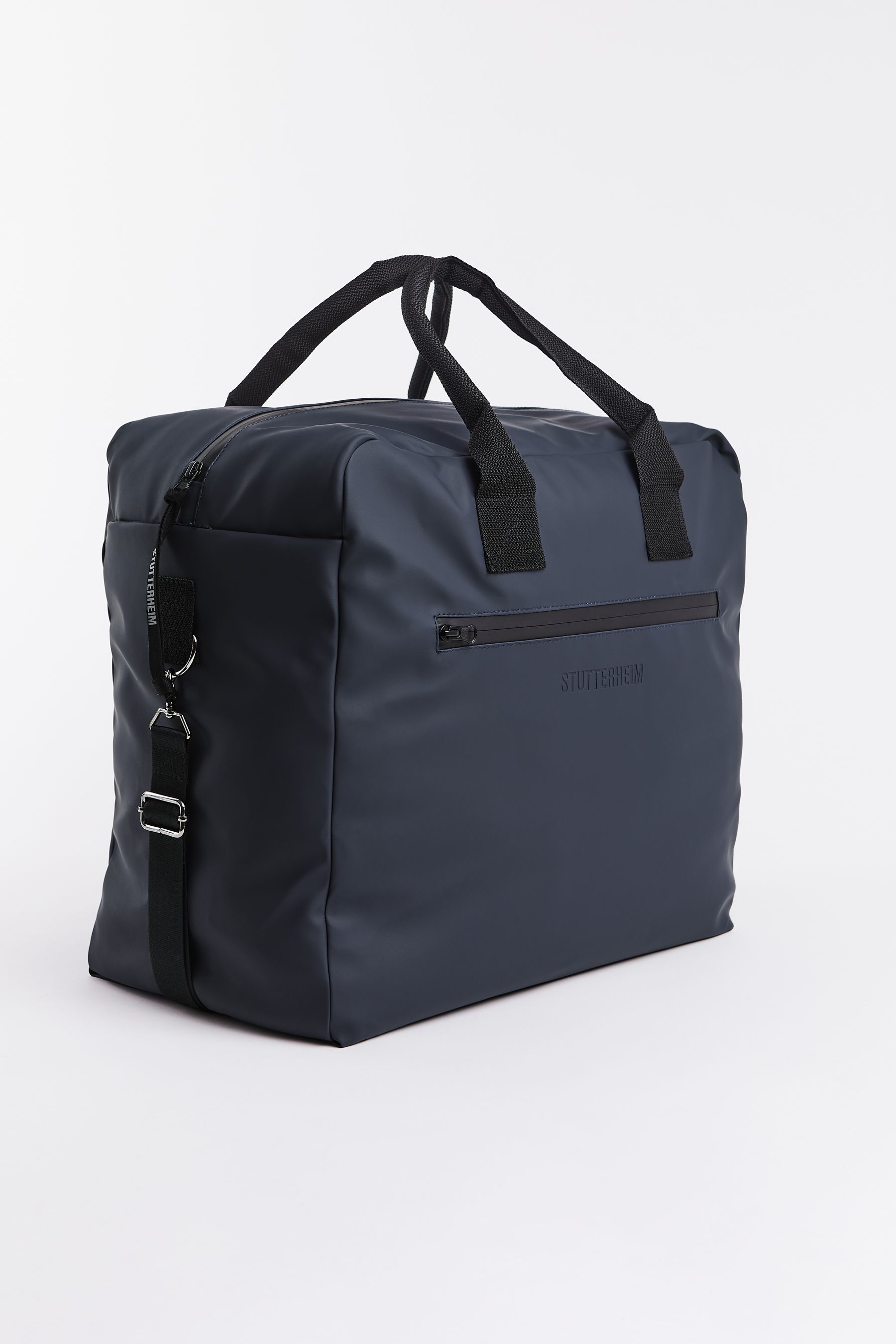 stutterheim svea box bag navy accessories bags weekend-bags